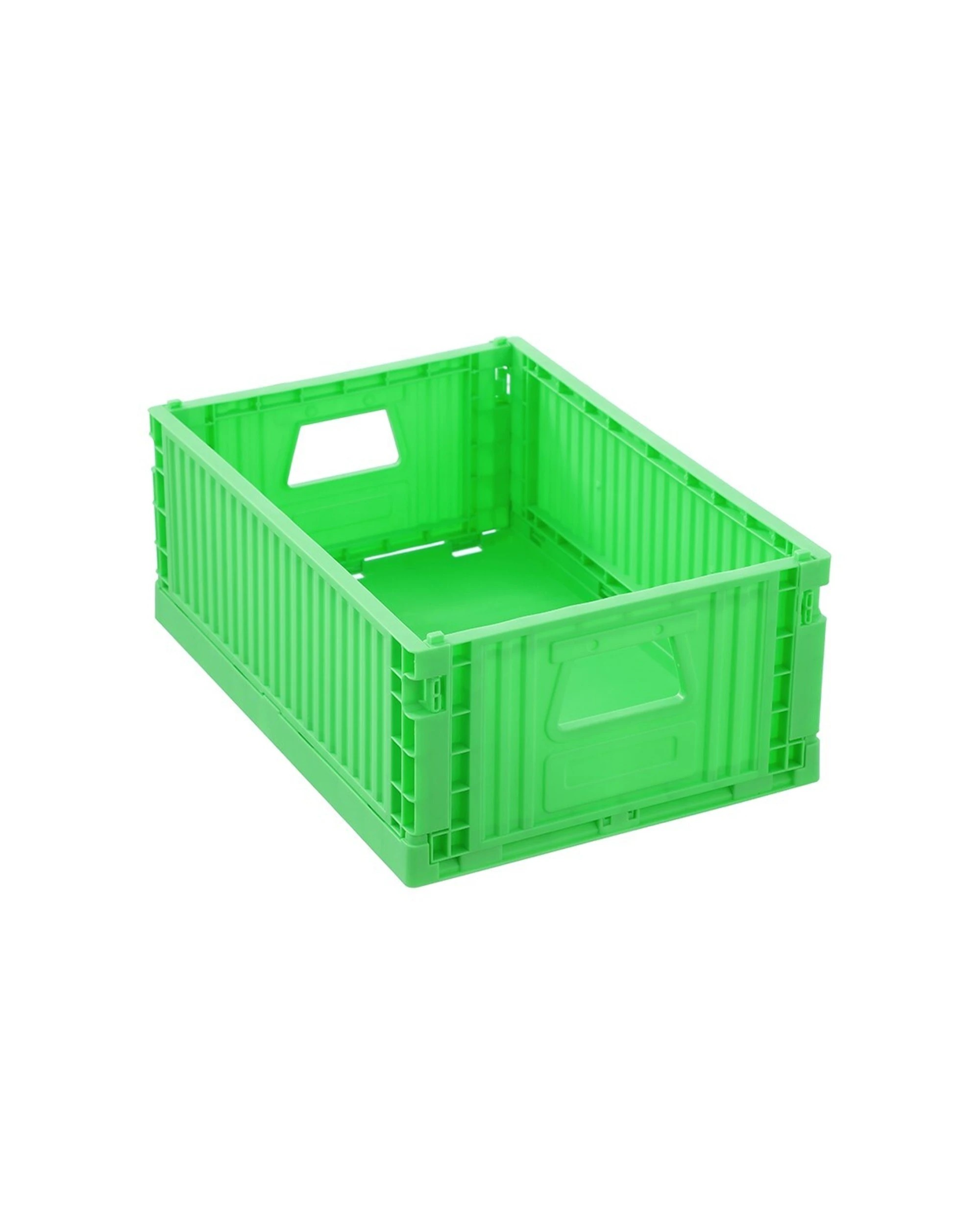3 Boxsweden Foldaway Crate Storage 29x21cm Collapsible Storage Stackable - Assorted, 3 of 8