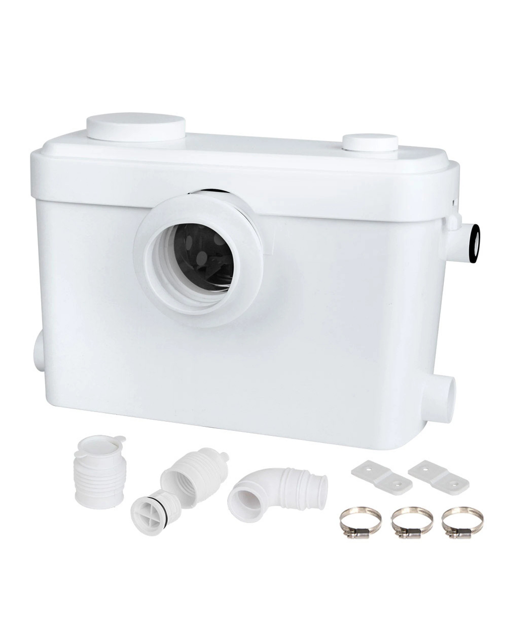 1 Giantz Macerator Sewerage Pump Waste Water Marine Toilet Disposal Unit Laundry - White, 1 of 7