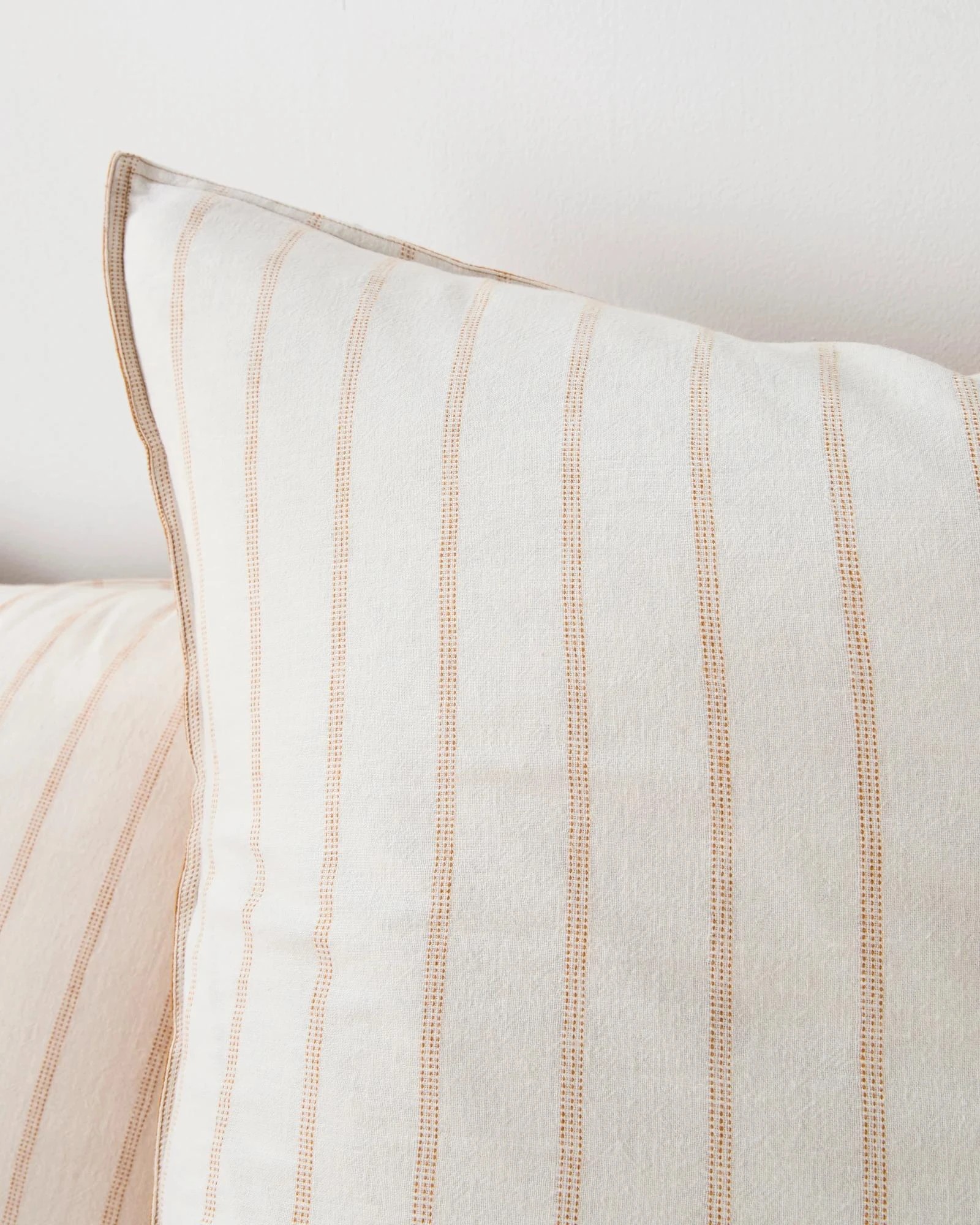 4 Target Adelle Stripe Linen/Cotton European Pillowcase - Queen Bed - Yellow, 4 of 6