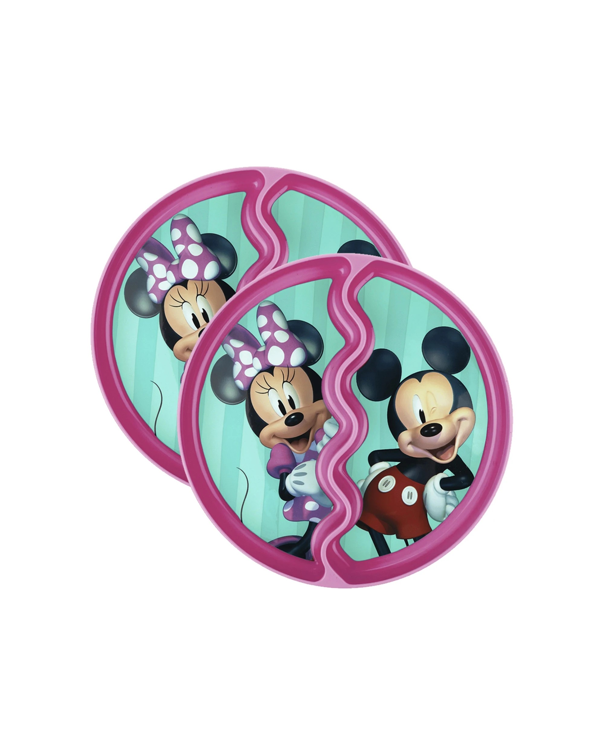 1 Disney Junior Minnie Mouse Suction Plate Kids 2PK - Pink, 1 of 3