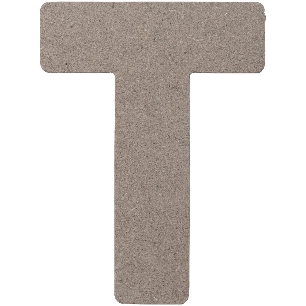 2 Born Wooden Alphabet Letter T 10cm, 2 of 3