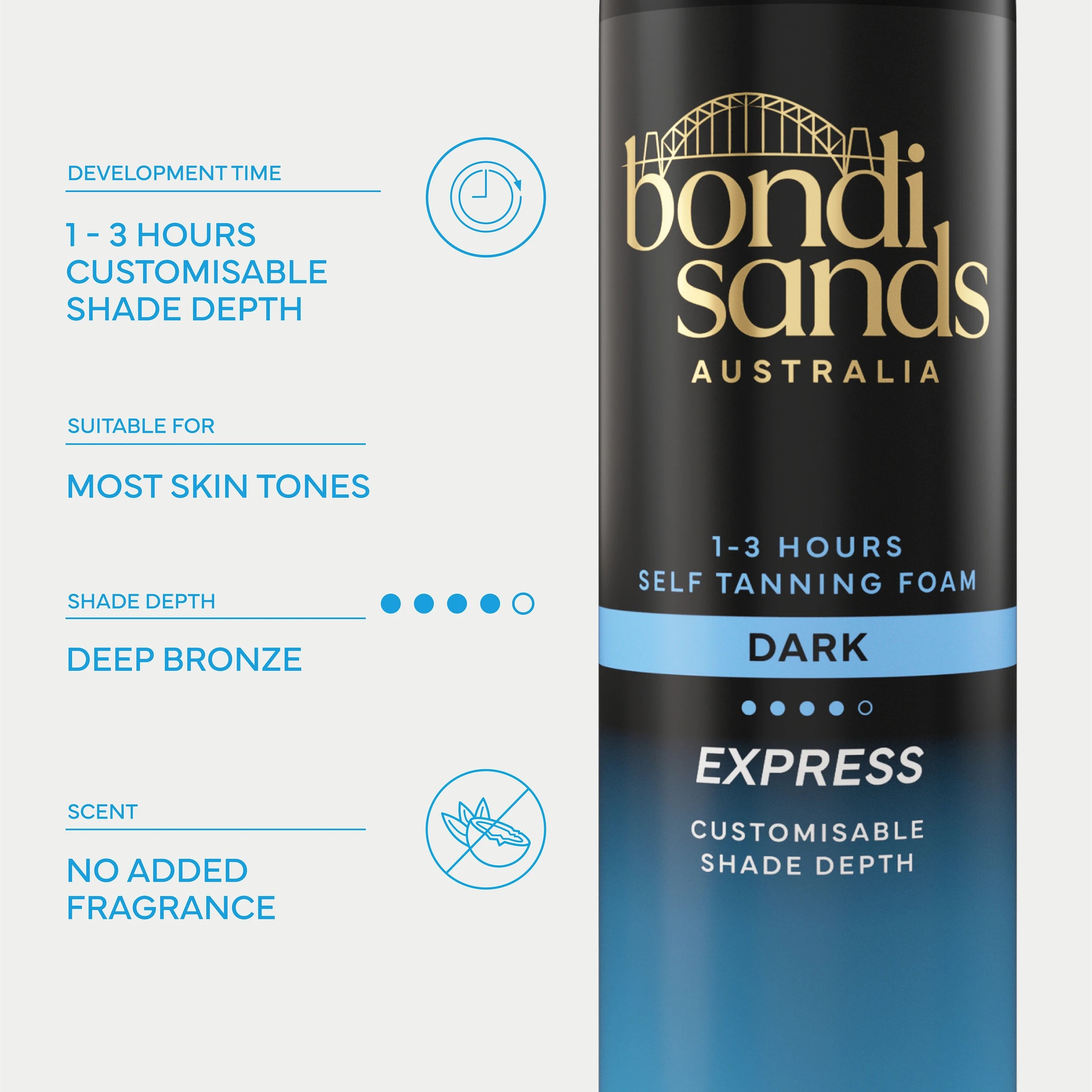 5 Bondi Sands Dark Express 1 Hour Self Tanning Foam 200ml, 5 of 7