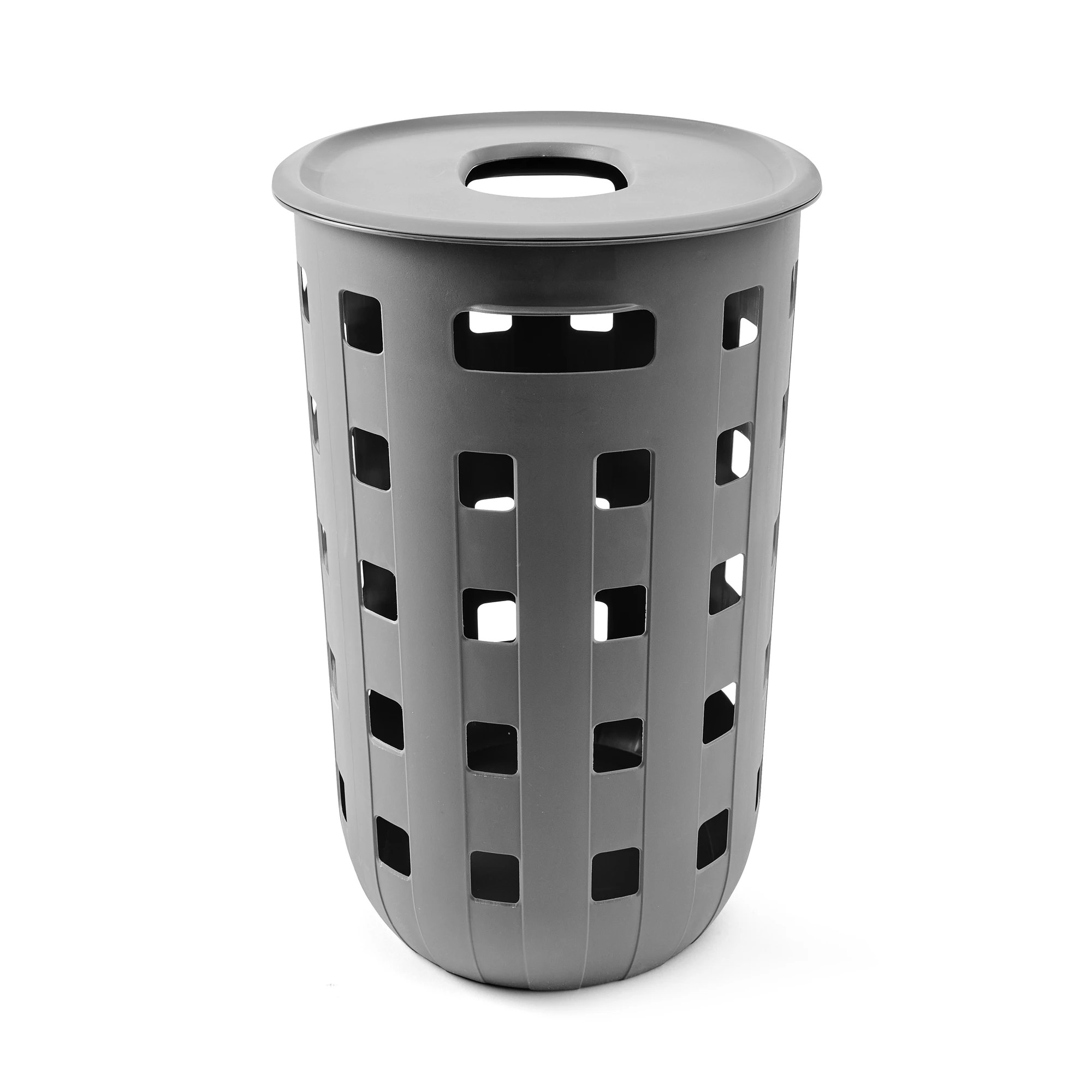 6 80L Trellis Laundry Hamper - Charcoal, 6 of 7