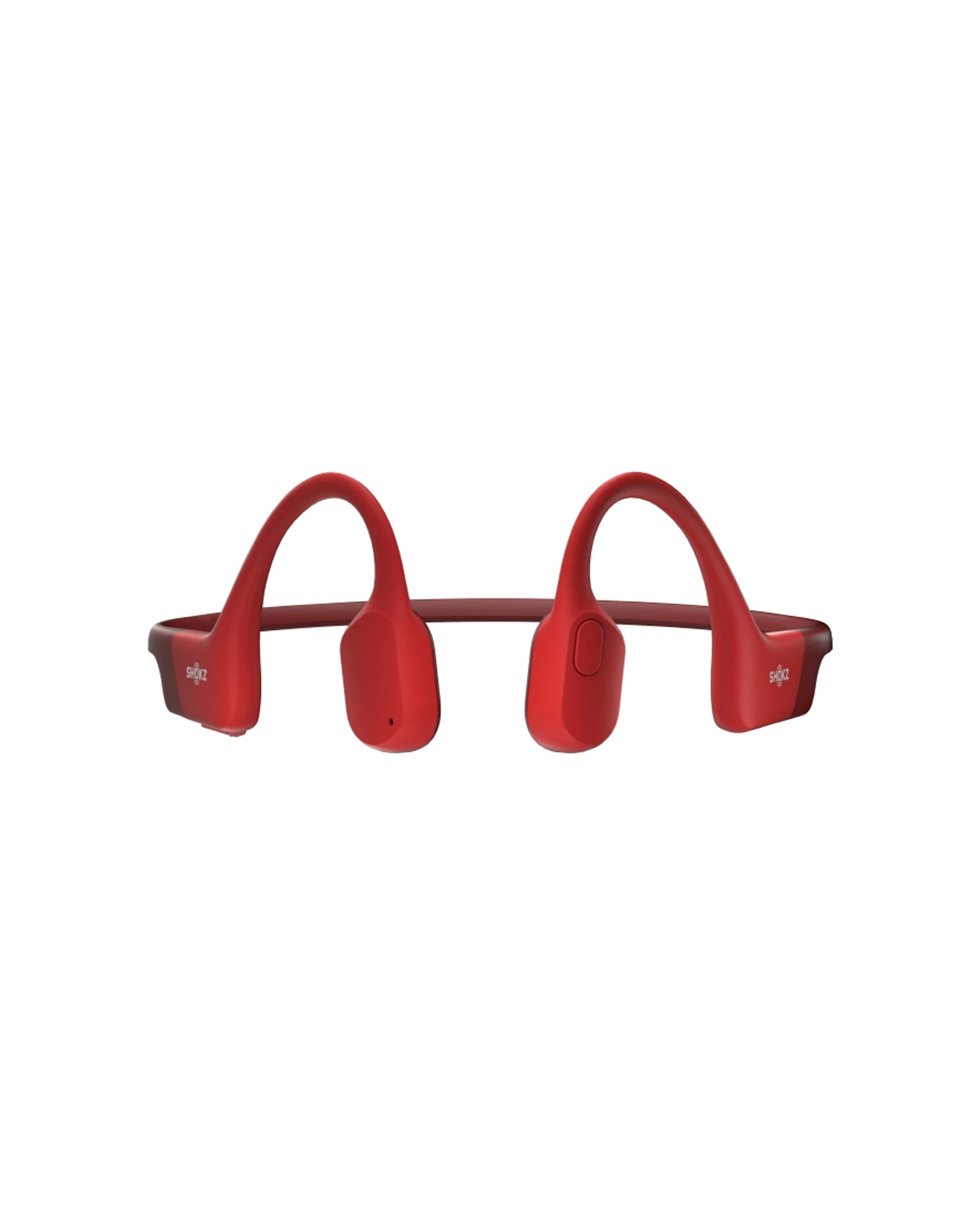 2 Shokz OpenRun Bone Conduction Headphones - Waterproof - Bluetooth - Open-Ear - Red, 2 of 4