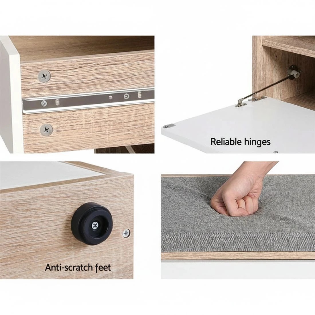 5 Artiss Shoe Rack Cabinet Bench 8 Pairs Niva - Multi, 5 of 6