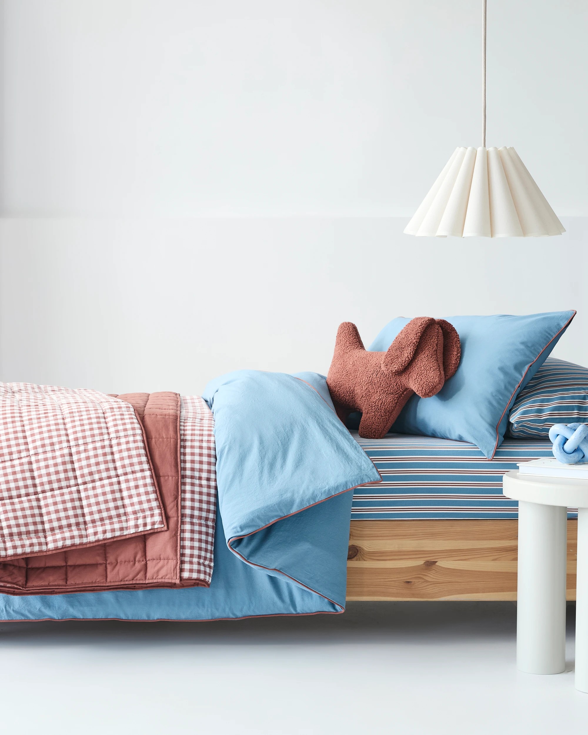 1 Target Nova Stonewash Quilt Cover Set - Double Bed - Blue, 1 of 4
