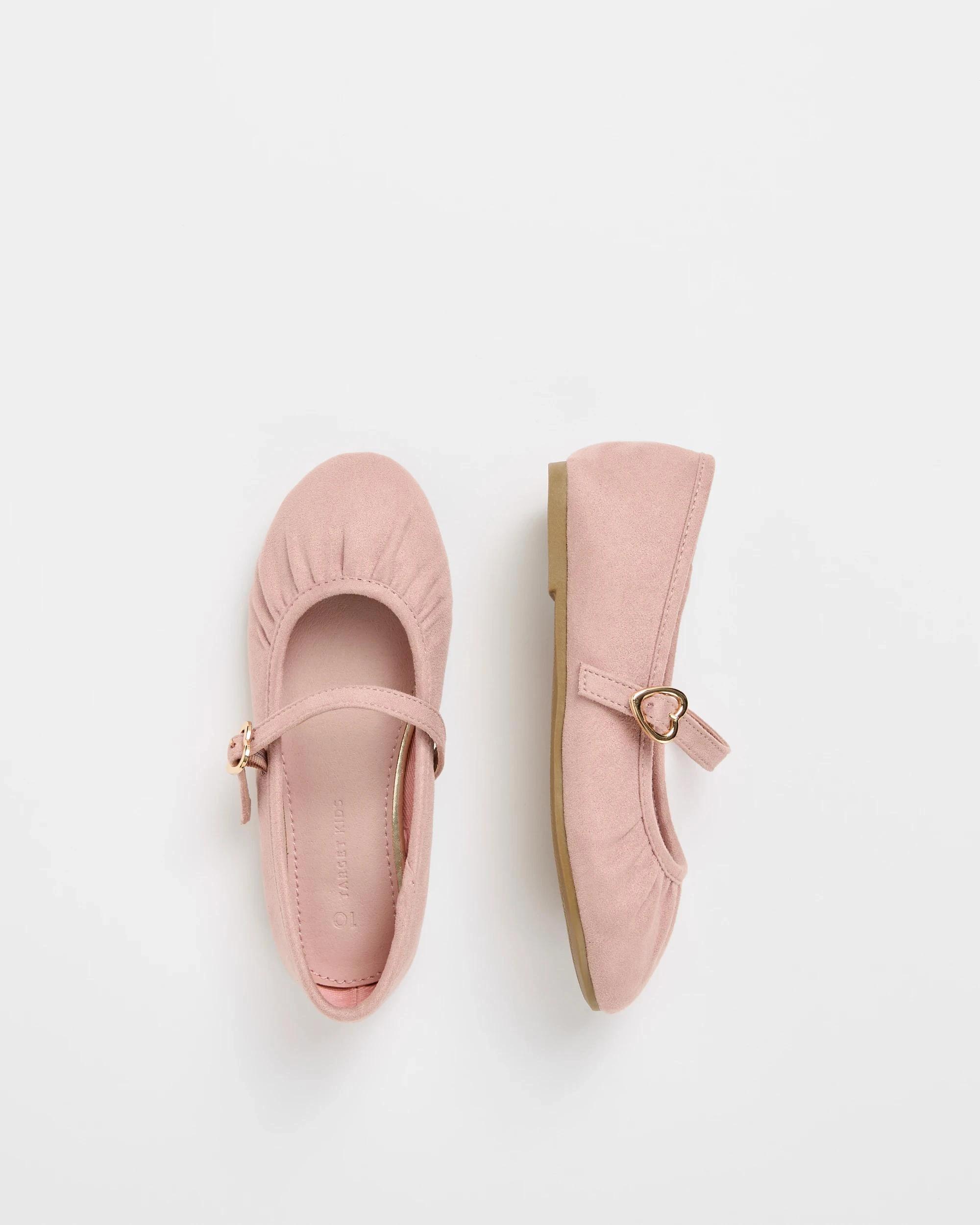 3 Target Kids Rouged Double Strap Ballet Flat BLUSH, 3 of 3