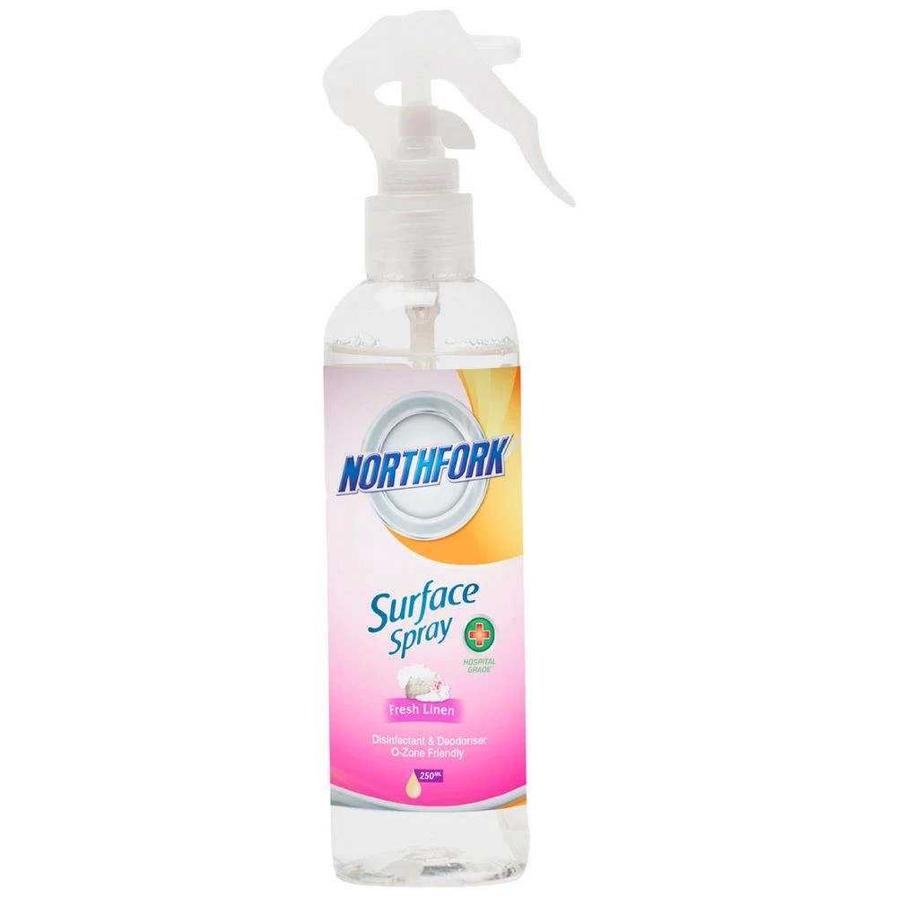 1 Northfork Surface Spray Disinfectant Fresh Linen 250mL, 1 of 1