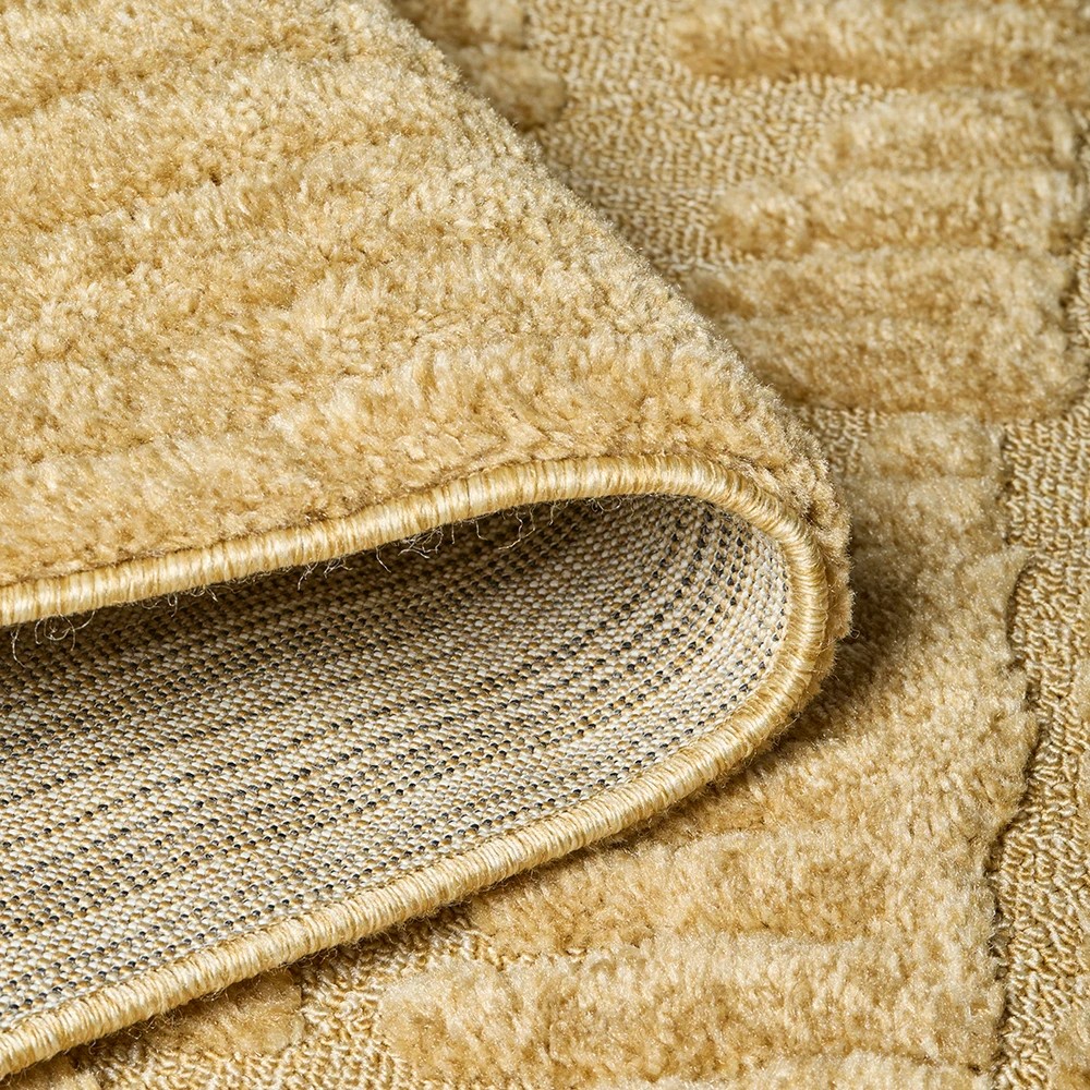 6 Common Ground Rugs Sanctuary Aliya 230x160cm - Medium Power Loomed Floor Rug - Gold, 6 of 7