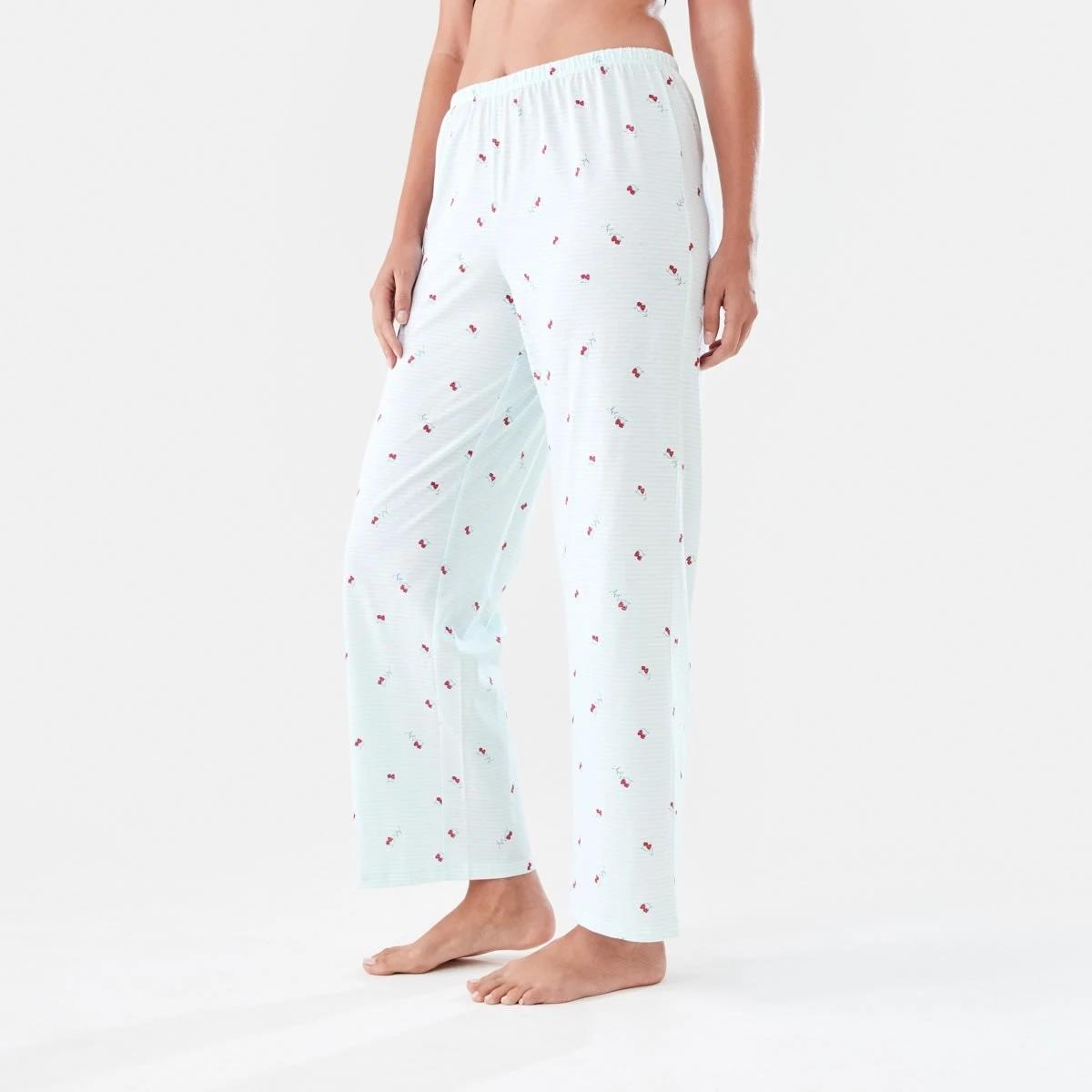 2 Print Knit Pants RASPBERRY STRIPE SPROUT, 2 of 4