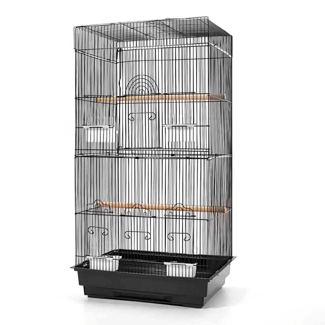 3 i.Pet Bird Cage 88cm Large Aviary - Black, 3 of 8