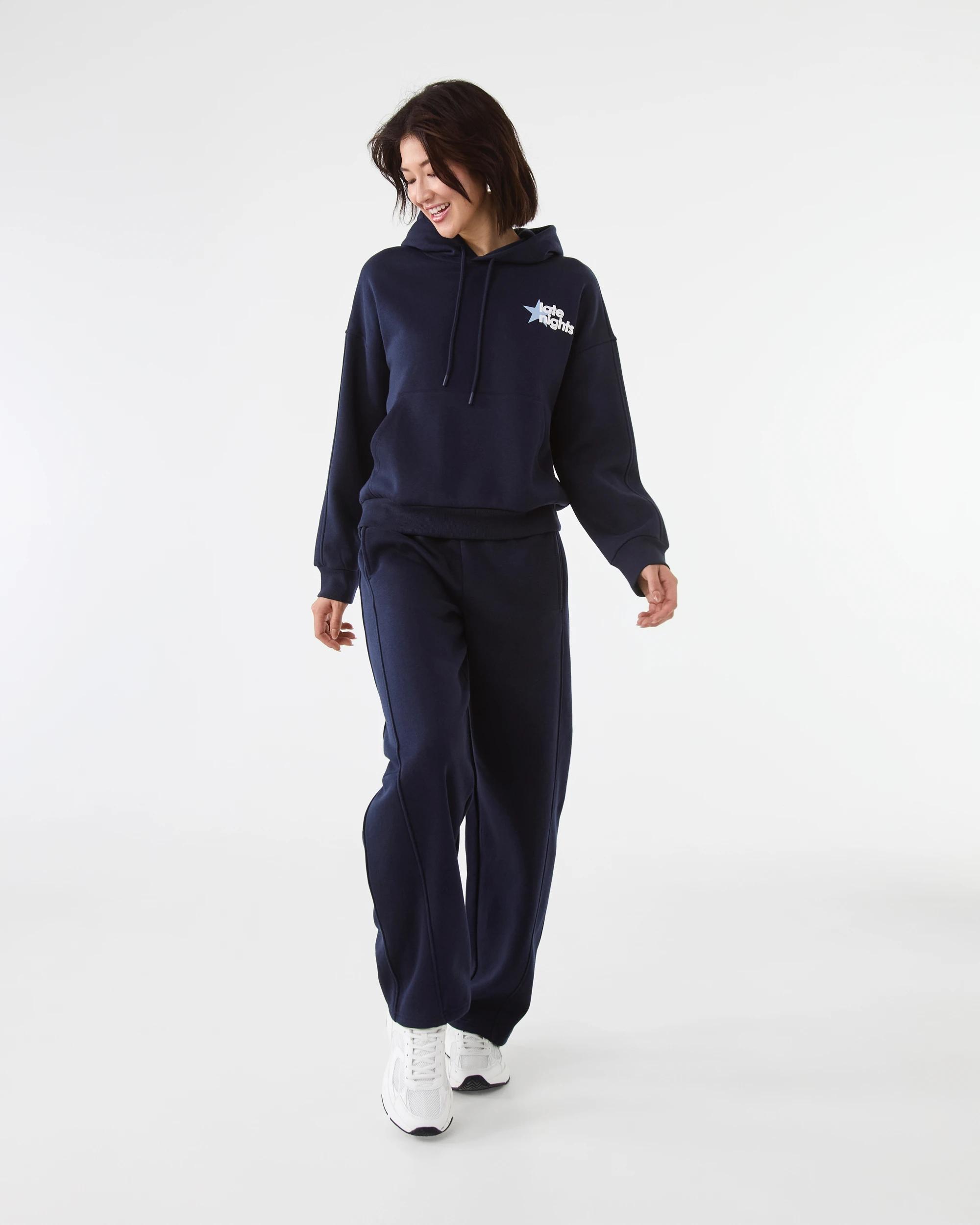 2 Print Hoodie Navy Blaze, 2 of 10