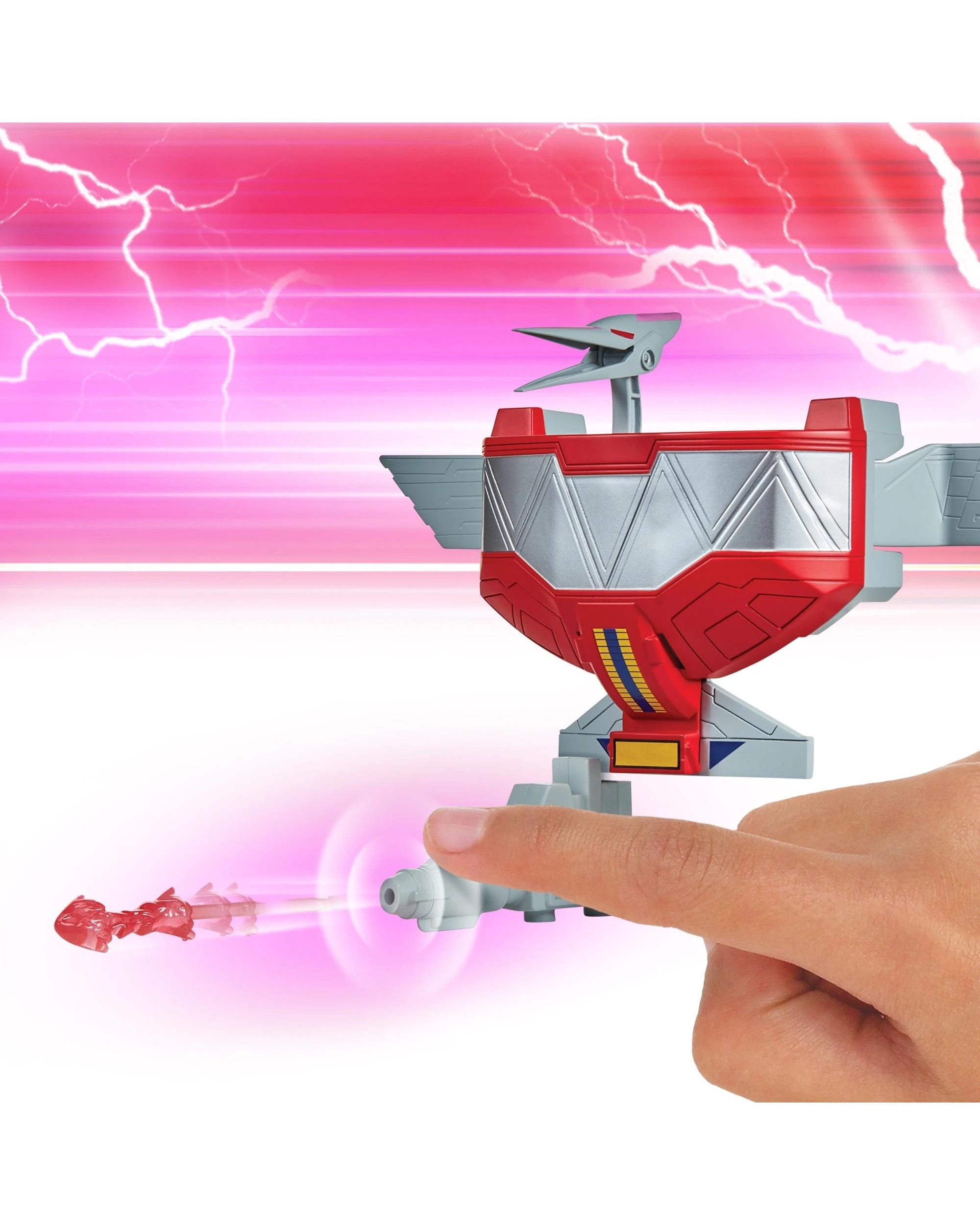 6 Playmates Toys Limited Mighty Morphin Power Rangers Re-Ignition Combinable Dinozord Pterodactyl Toy, 6 of 9