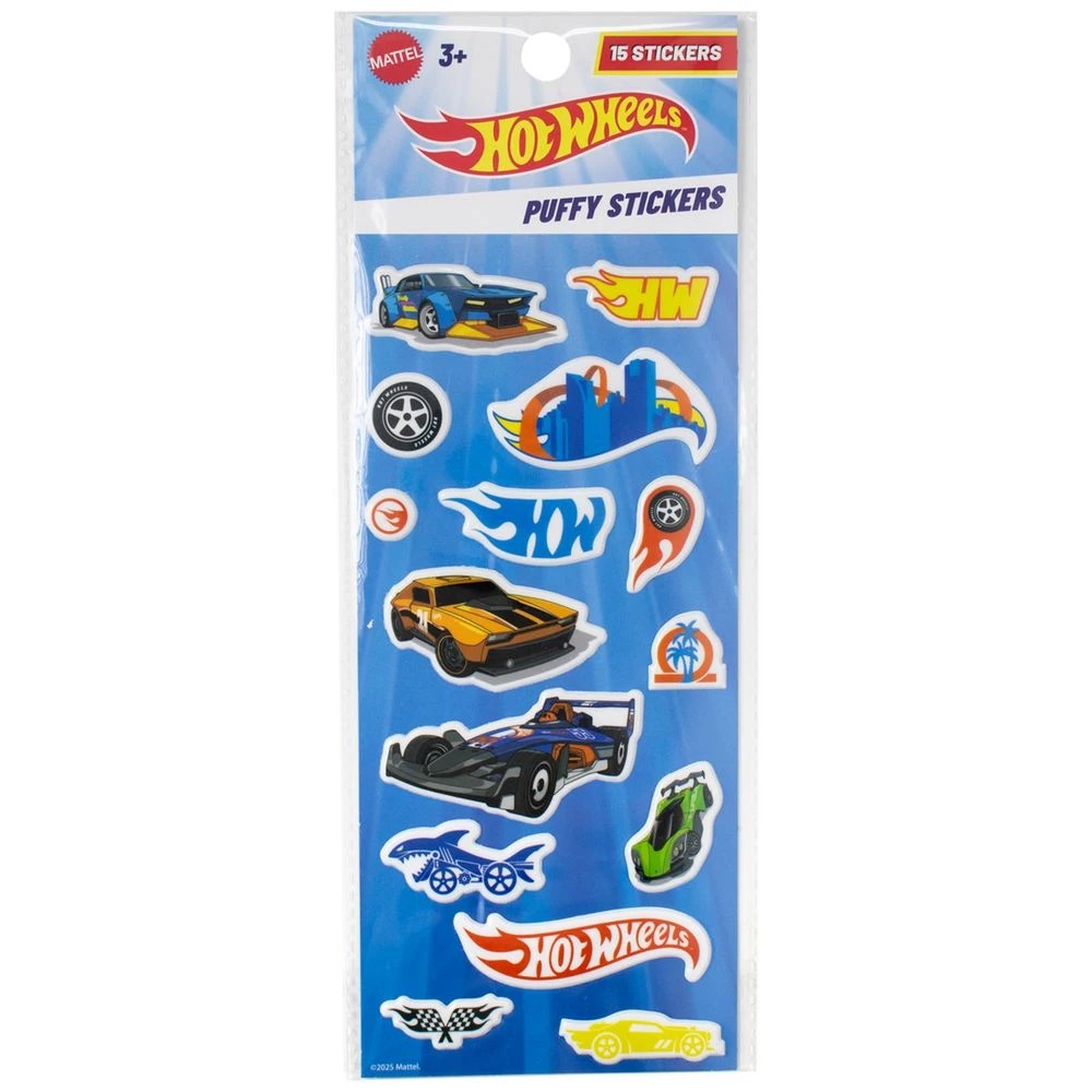 1 Puffy Stickers Hot Wheels, 1 of 2