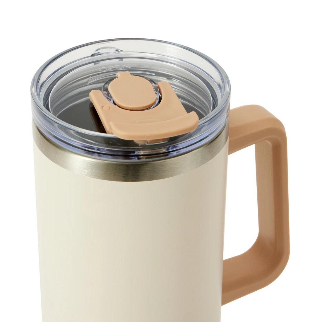5 1.18L Cream Jumbo Tumbler with Handle, 5 of 7