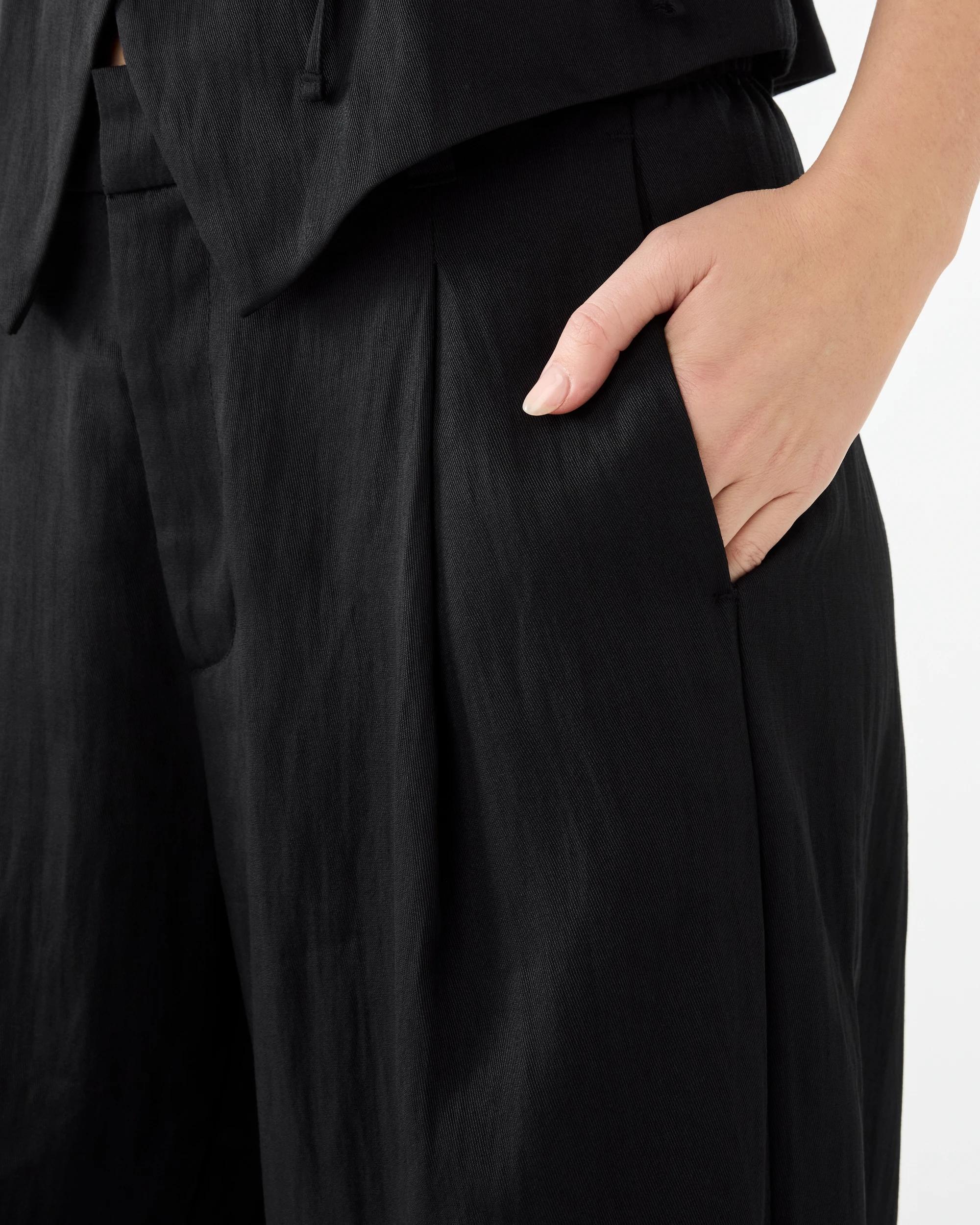4 Soft Tailored Pants Black, 4 of 6