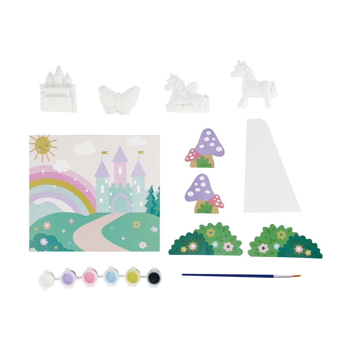 2 15 Piece Paint and Make Your Own Unicorn Plaster Scene, 2 of 10