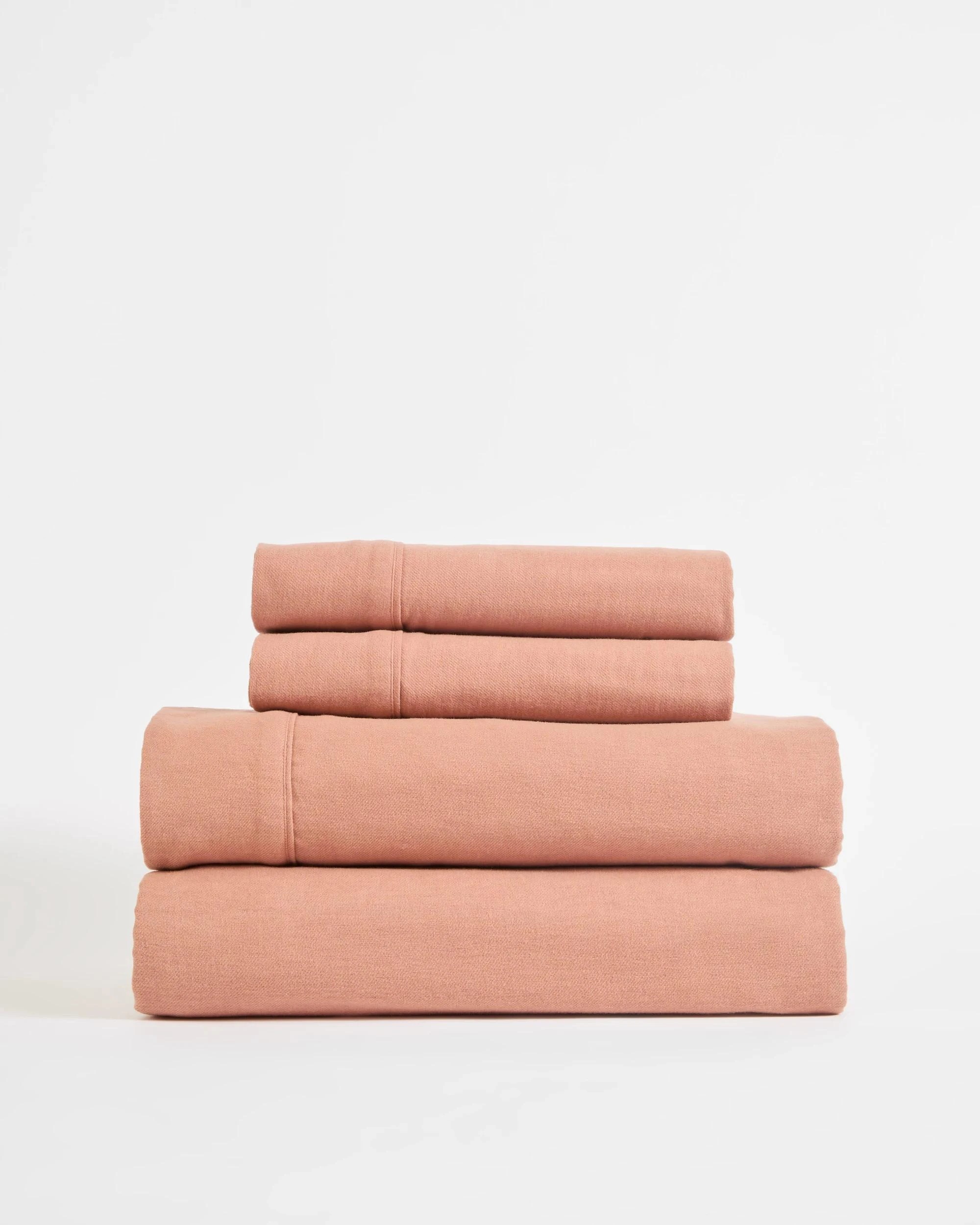 4 Target Kai Flannelette Sheet Set - King Bed - Brown, 4 of 4