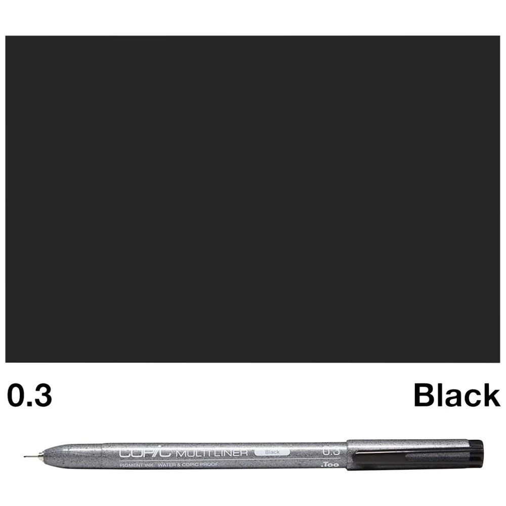 6 Copic Multiliner Inking Pens 9 Pack, 6 of 10