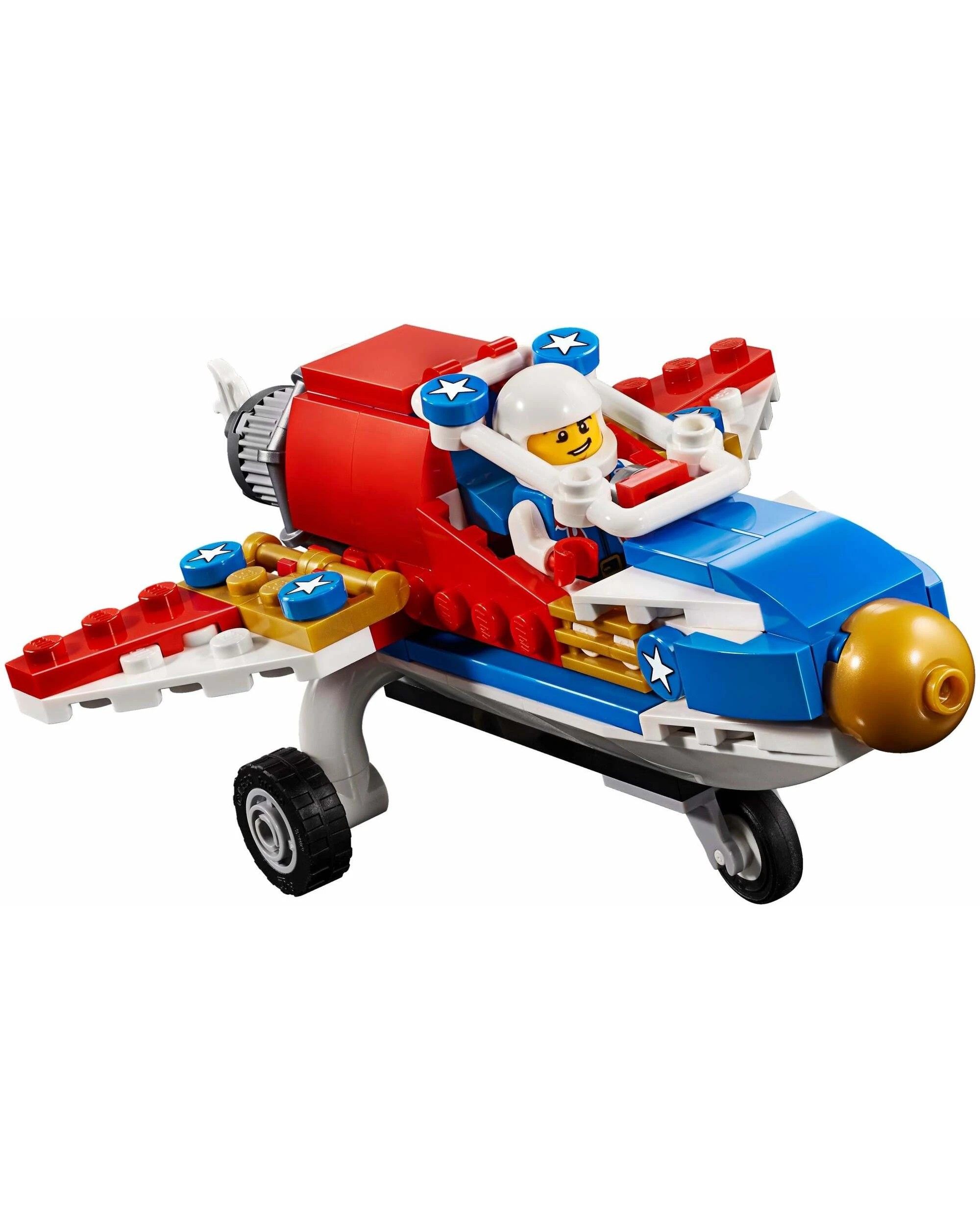 3 LEGO 31076 Daredevil Stunt Plane: 3-in-1 Biplane, Rocket Car & Boat, 3 of 5