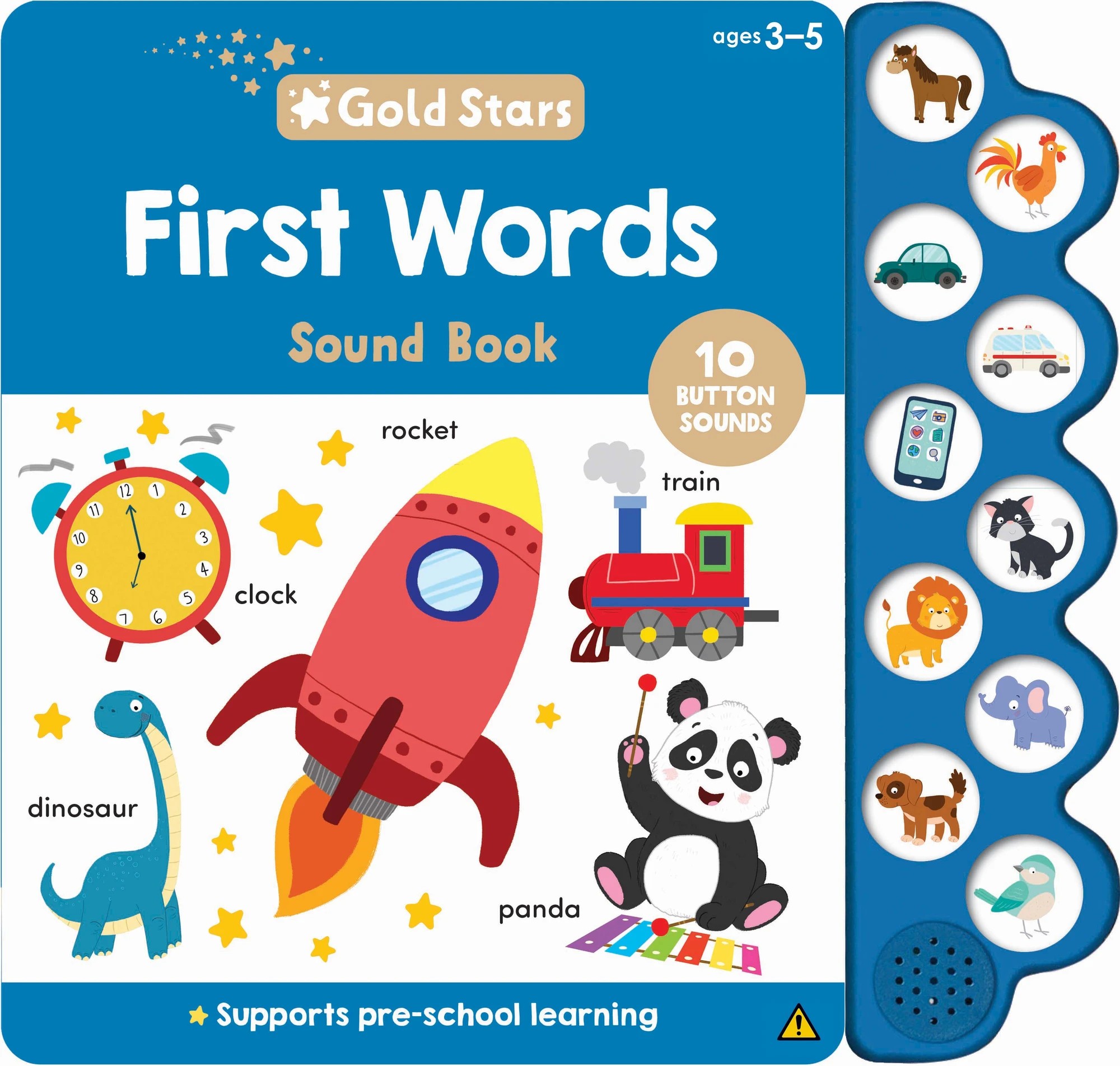 1 Gold Stars: First Words Sound Book, 1 of 3