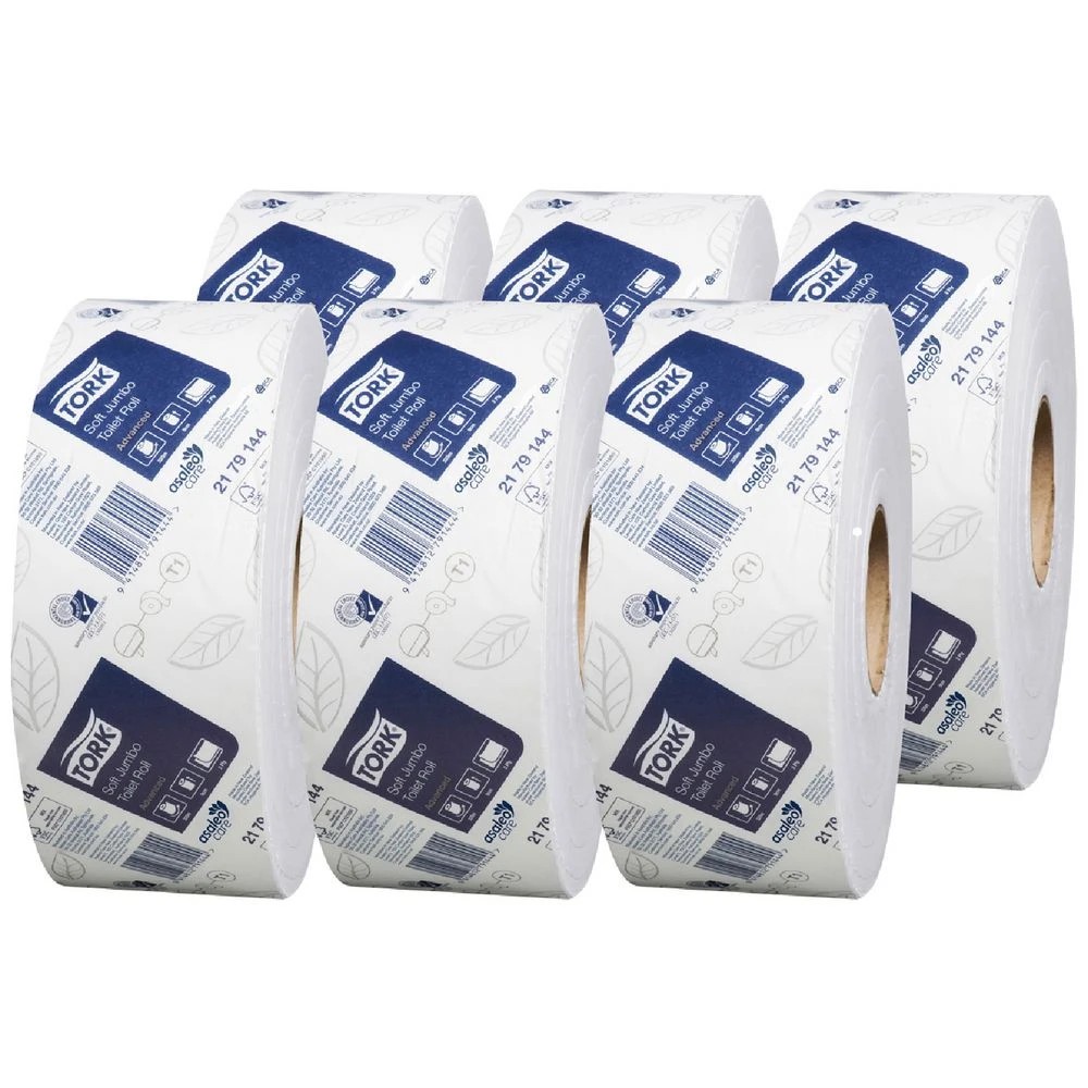 1 Tork T1 System Advanced Jumbo 2 Ply Toilet Paper Rolls 6 Pack, 1 of 1
