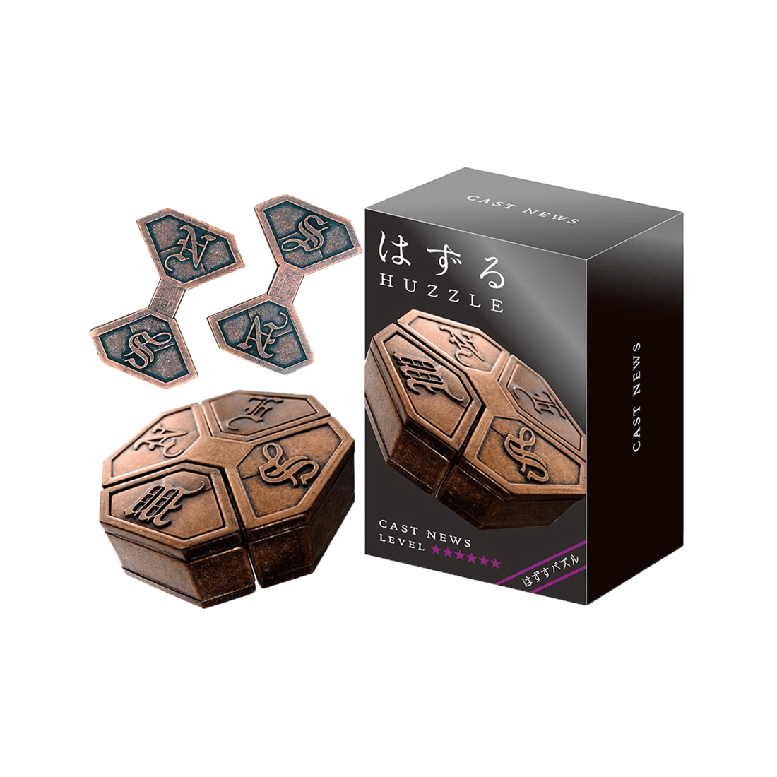 1 Hanayama Co. Hanayama Level 6 Cast News Puzzle, 1 of 1