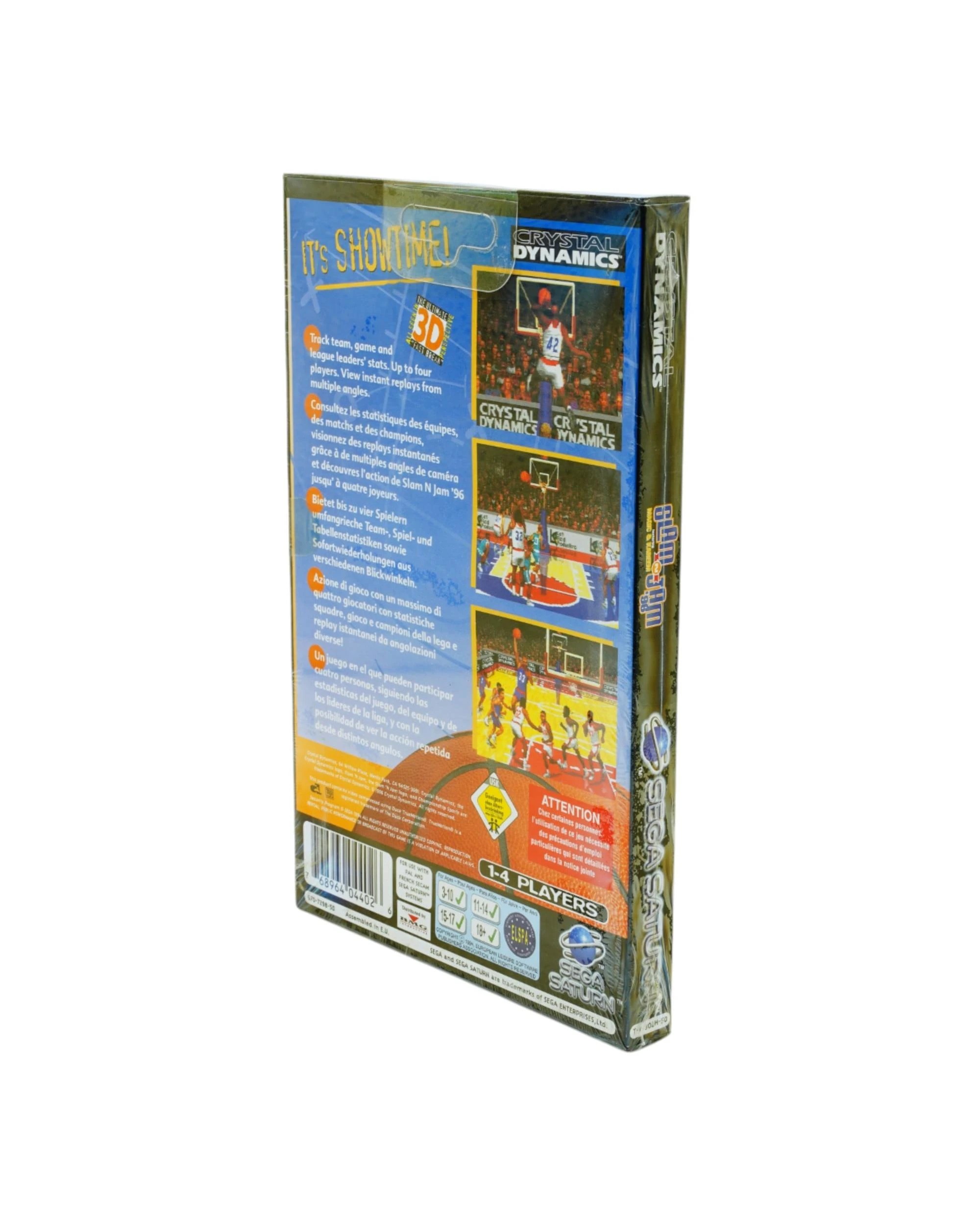 4 Slam 'n Jam '96 Featuring Magic and Kareem - Saturn, 4 of 7