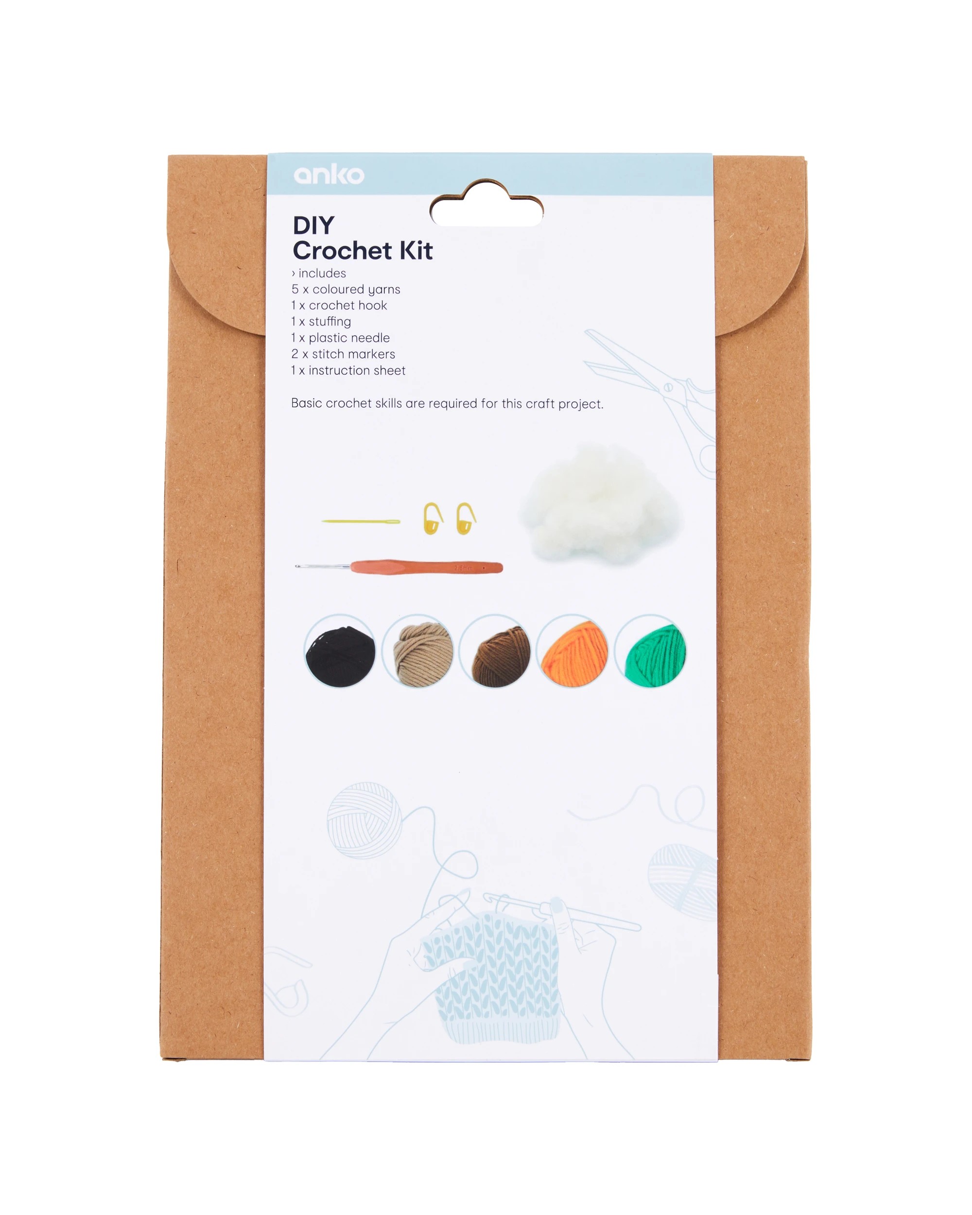 3 DIY Crochet Kit - Capybara, 3 of 3