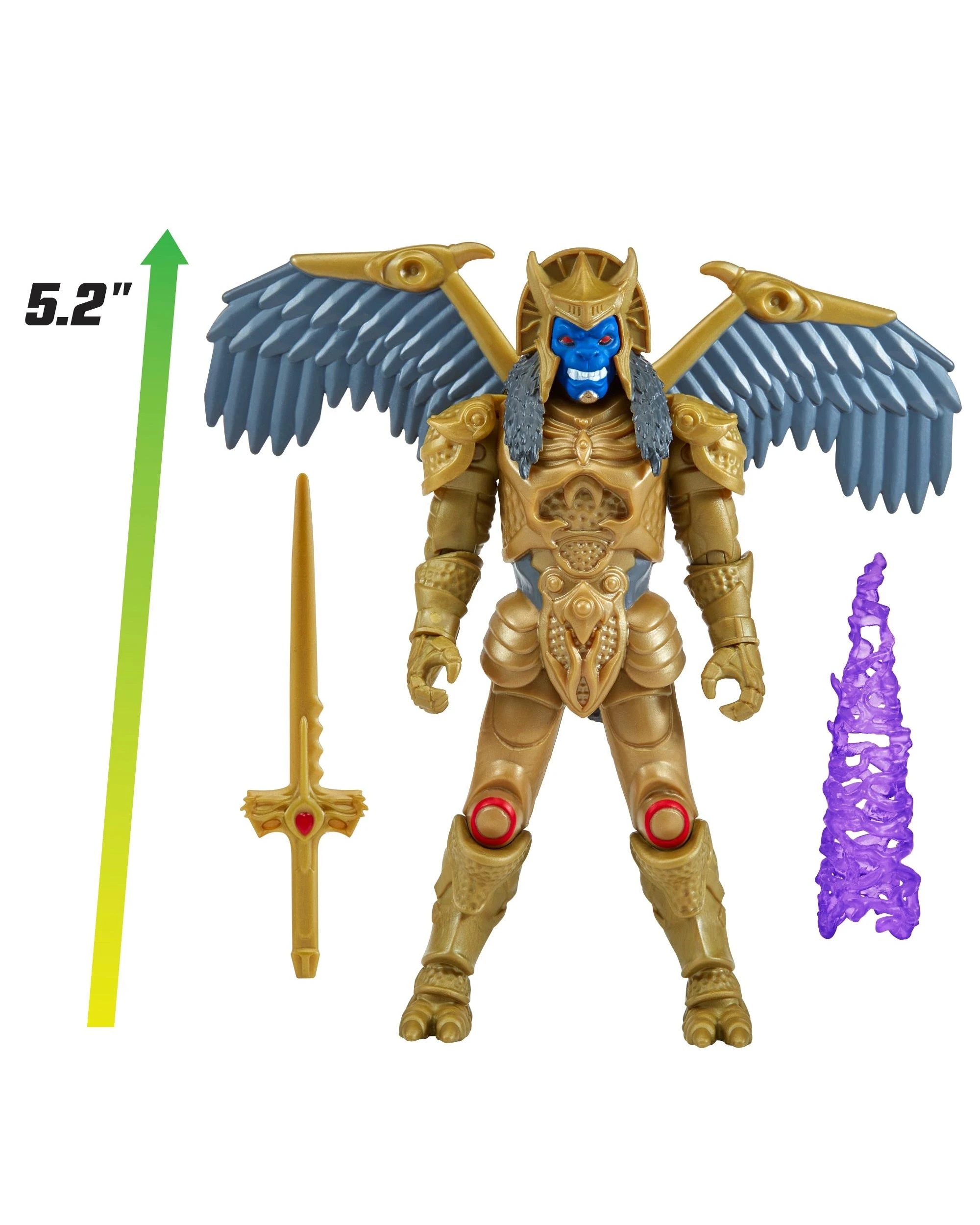 6 Mighty Morphin Power Rangers Re-Ignition Wing Flappin Goldar Action Figure, 6 of 9
