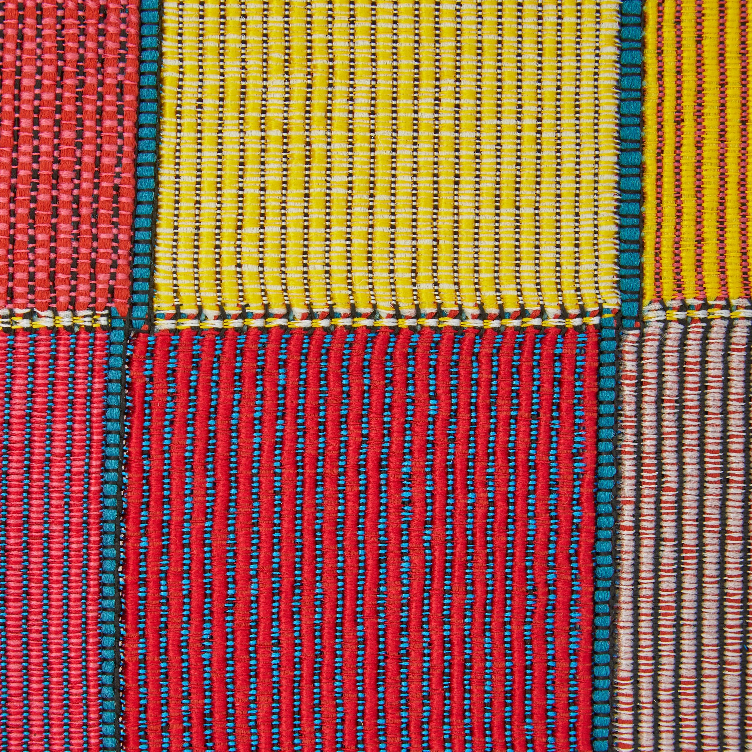 5 Common Ground Rugs Horizon Pixel 160x100cm - Small Outdoor Rug - Multi, 5 of 7