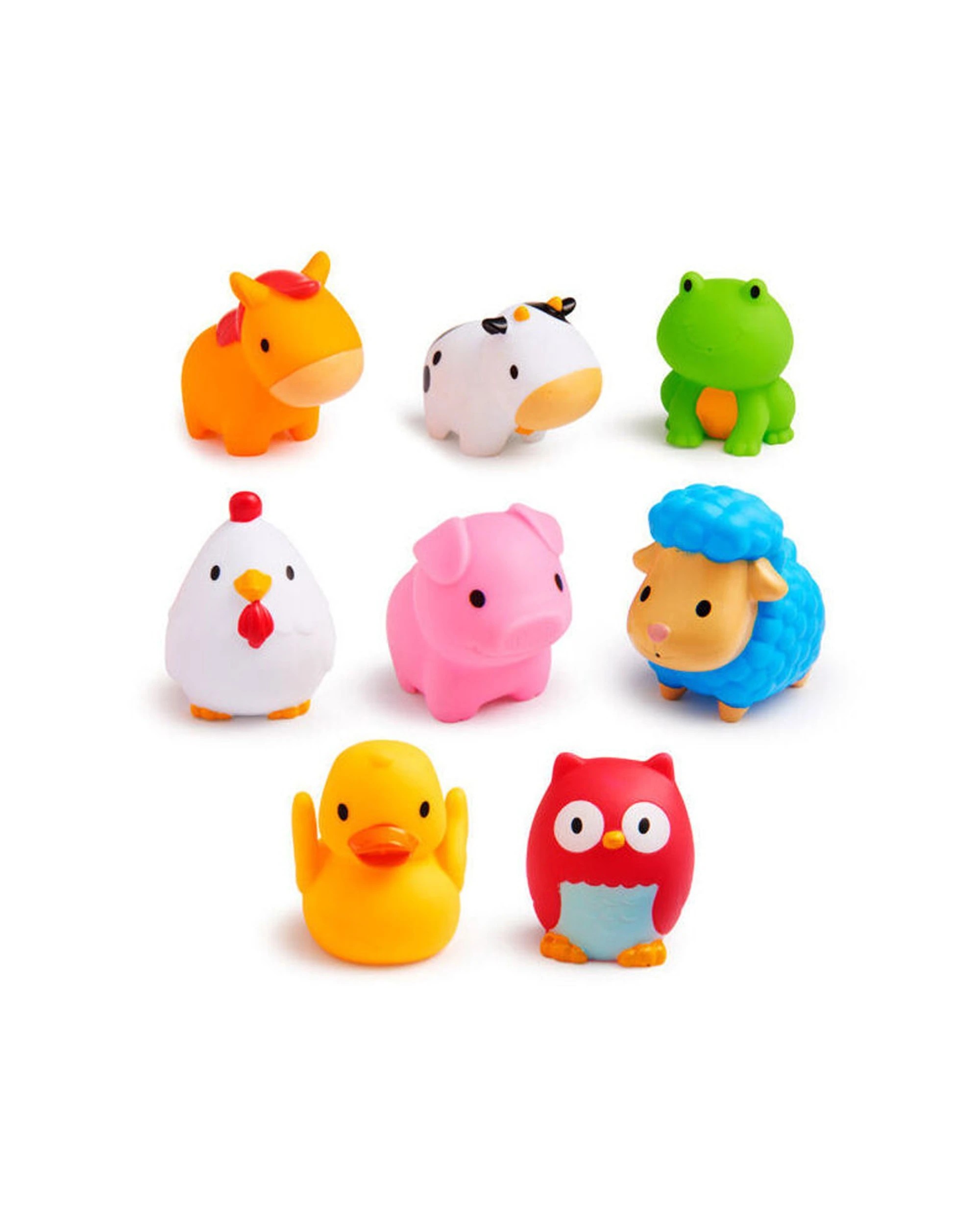 3 Munchkin Barnyard Farm Friends Bathtime Toy Squirters Set 8pc 9 Months Plus - Multi, 3 of 3
