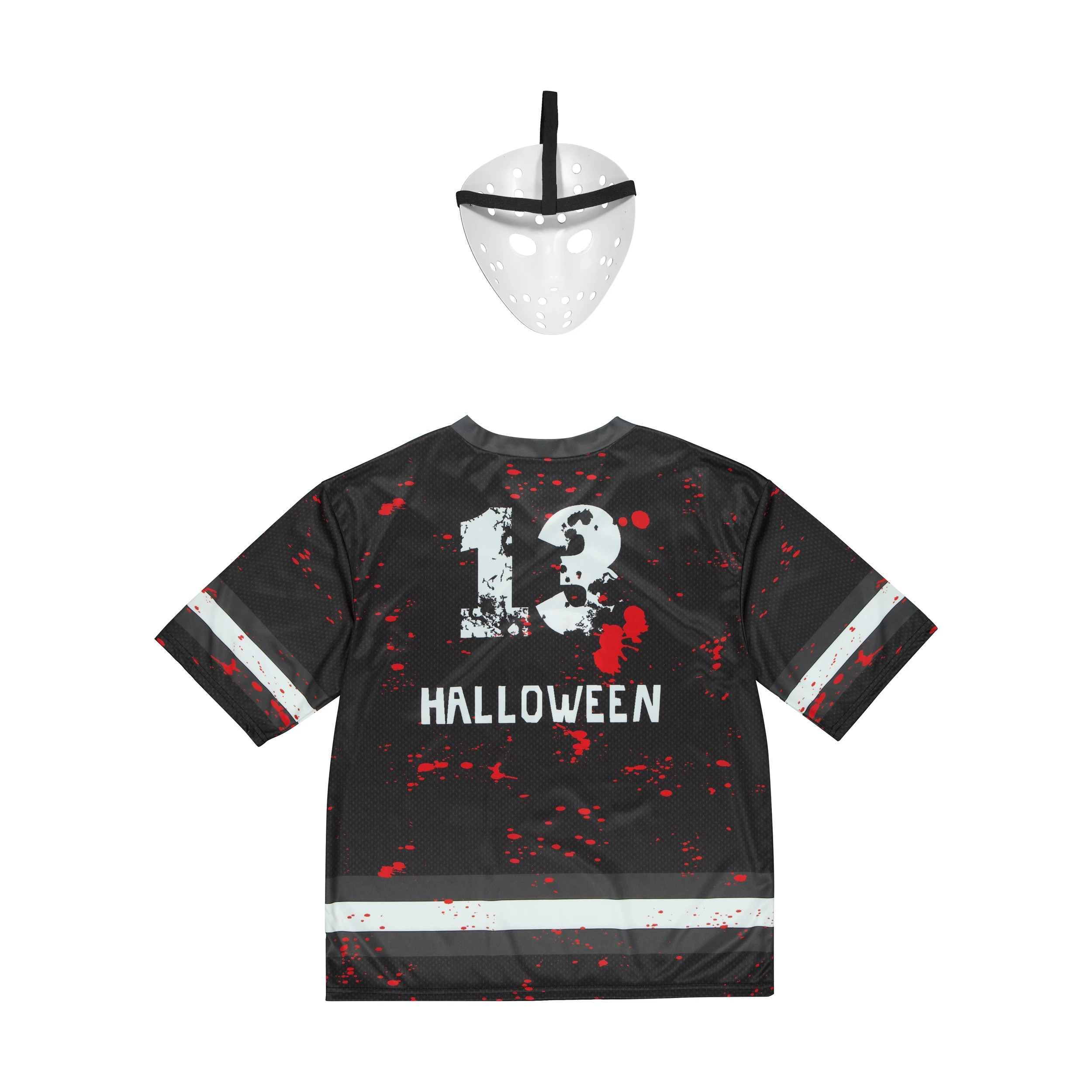 3 2 Piece Jersey Costume with Mask - Ages 12+, 3 of 6