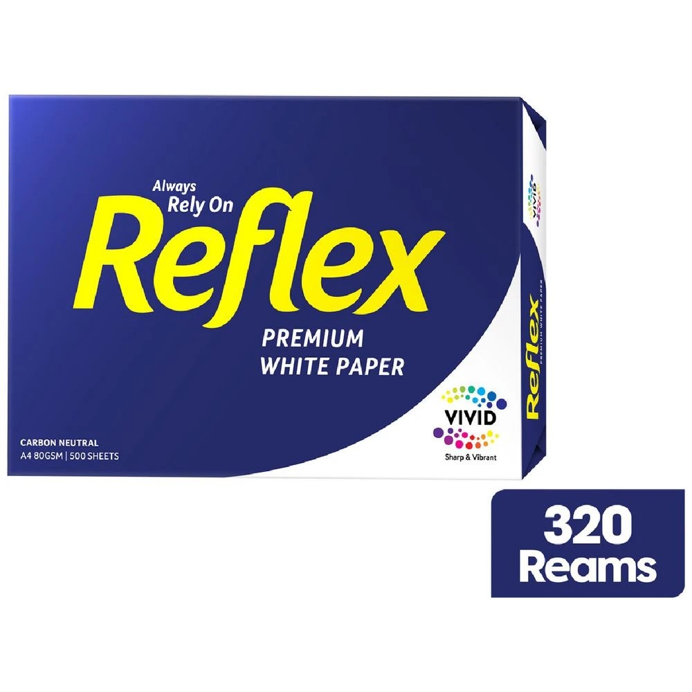 1 Reflex Carbon Neutral 80gsm A4 Copy Paper 320 Ream Pallet, 1 of 2