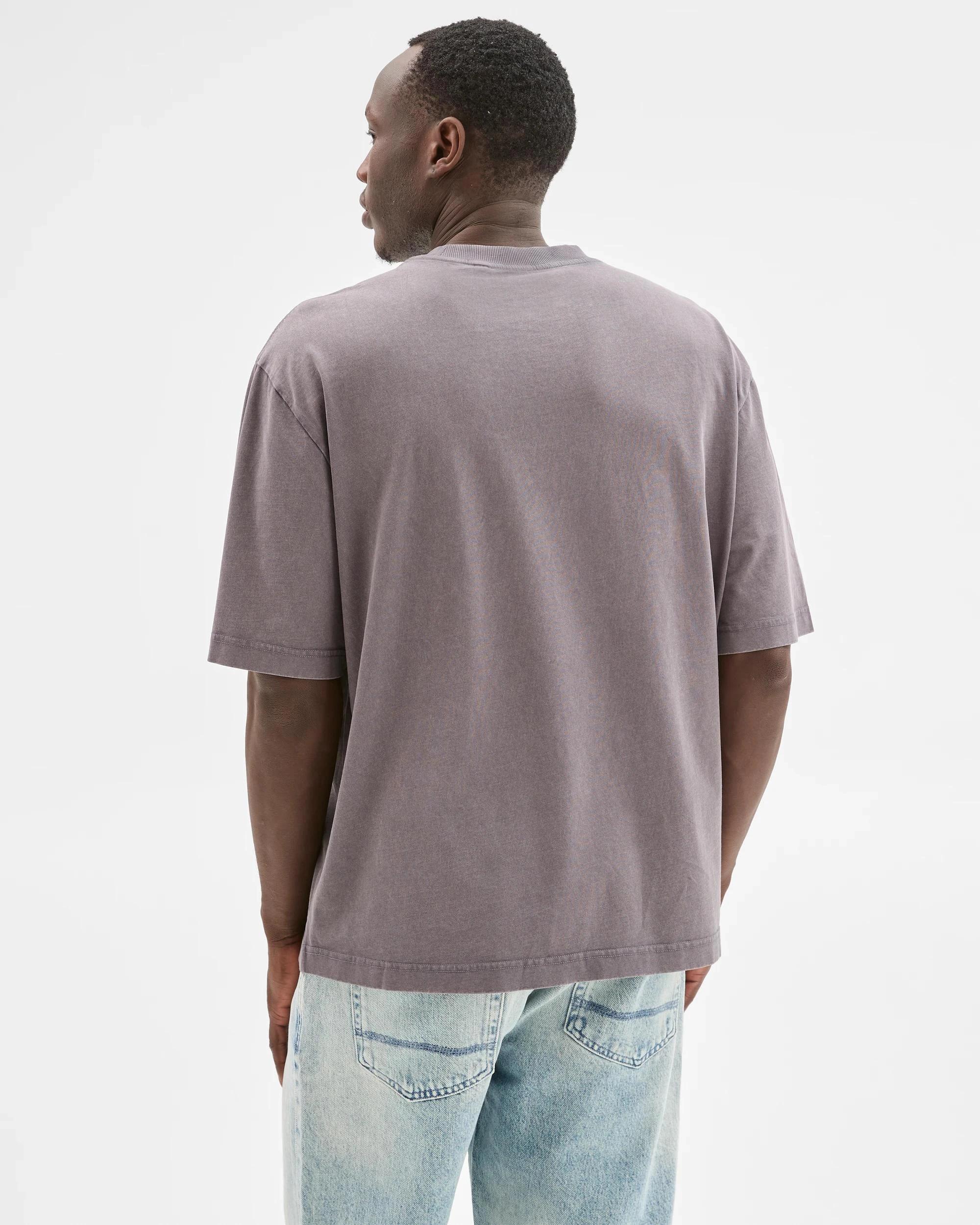 6 Commons Australian Cotton Boxy Fit Graphic T-Shirt GREY, 6 of 6