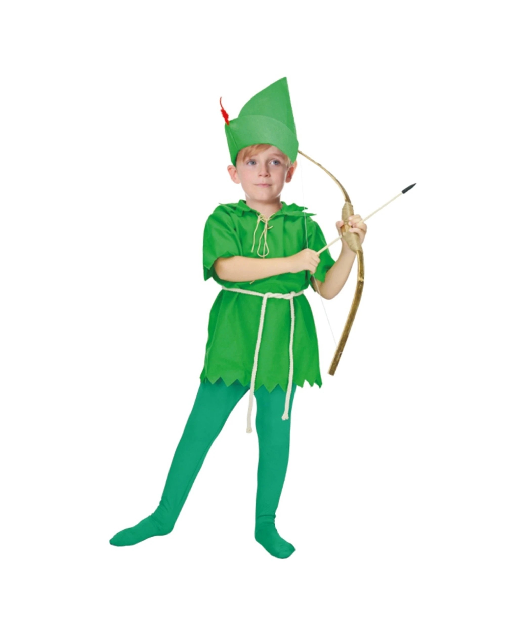 1 BR Costumes Children's Peter Pan Costume with Hood, 1 of 3