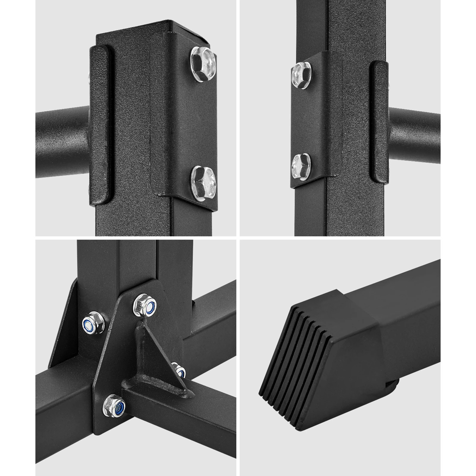 5 Finex Power Tower Pull Up Bar Station Weight Training Rack - Black, 5 of 8