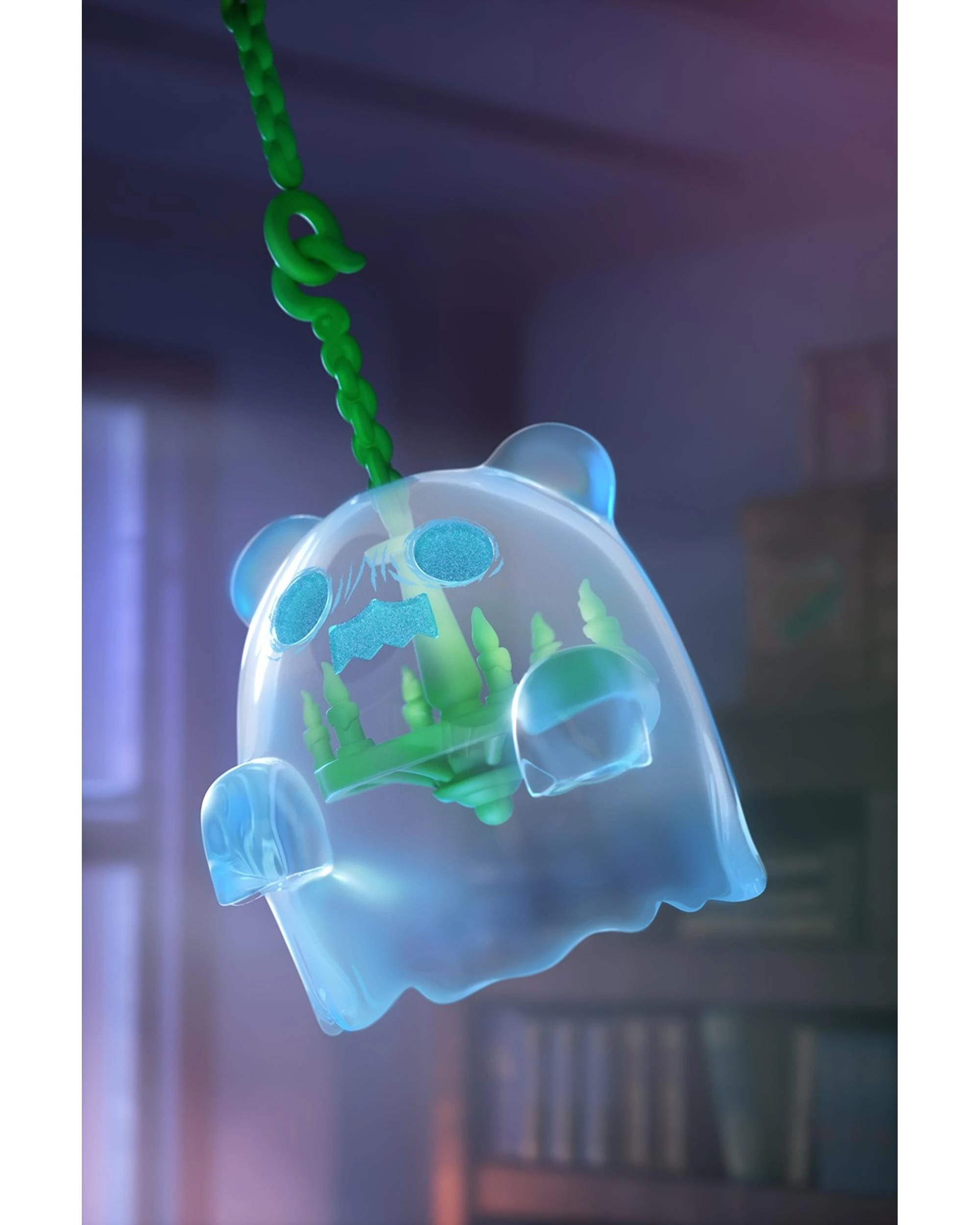 6 Finding Unicorn ShinWoo Ghost Bear House Series Figure Blind Box, 6 of 10