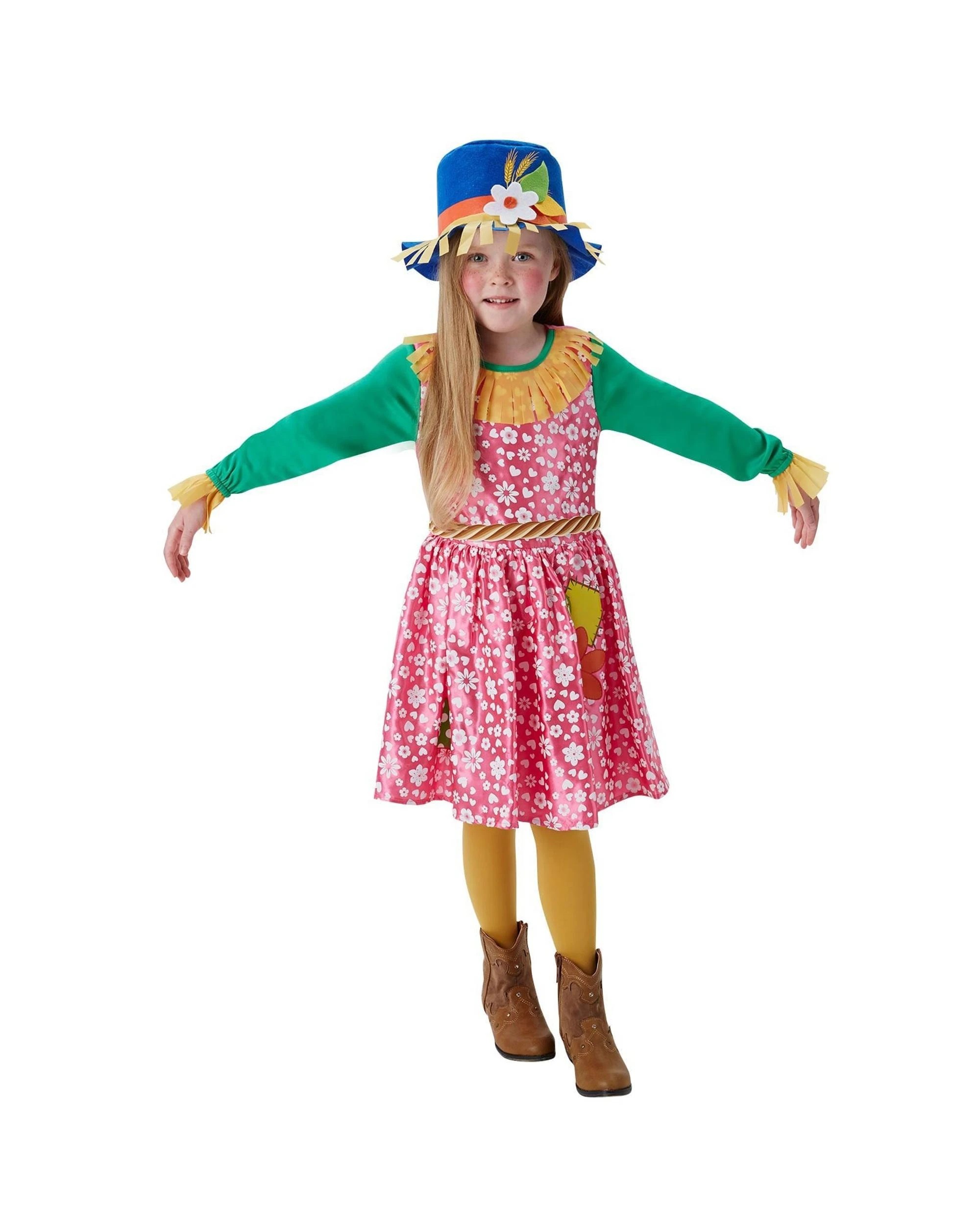 1 Mrs Scarecrow Child Costume Size 5-6 Years, 1 of 4