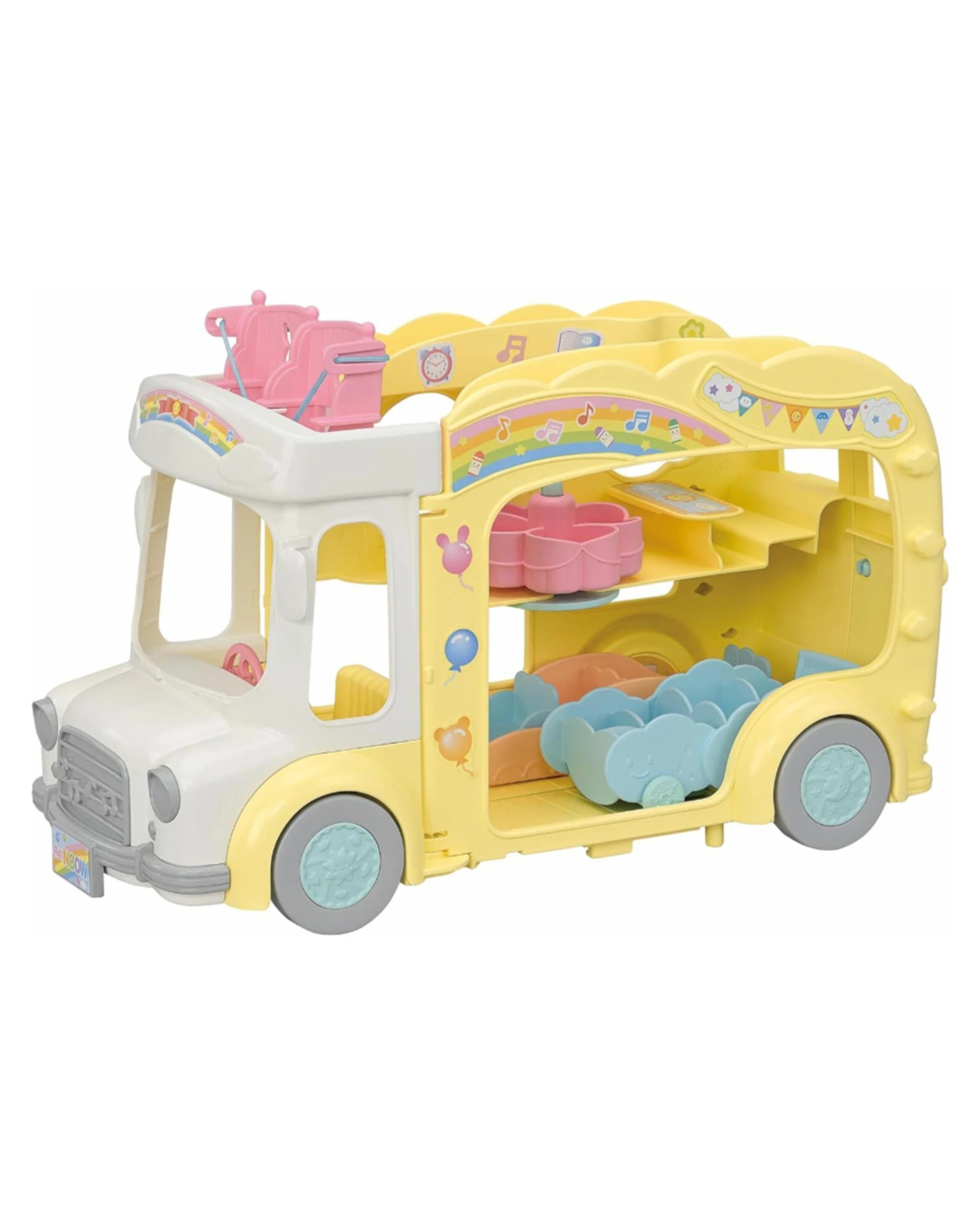 2 Sylvanian Families Rainbow Fun Nursery Bus, 2 of 4