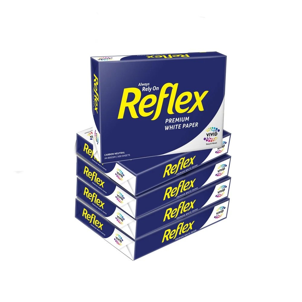 2 Reflex Carbon Neutral 80gsm A4 Copy Paper 5 Ream Carton, 2 of 3