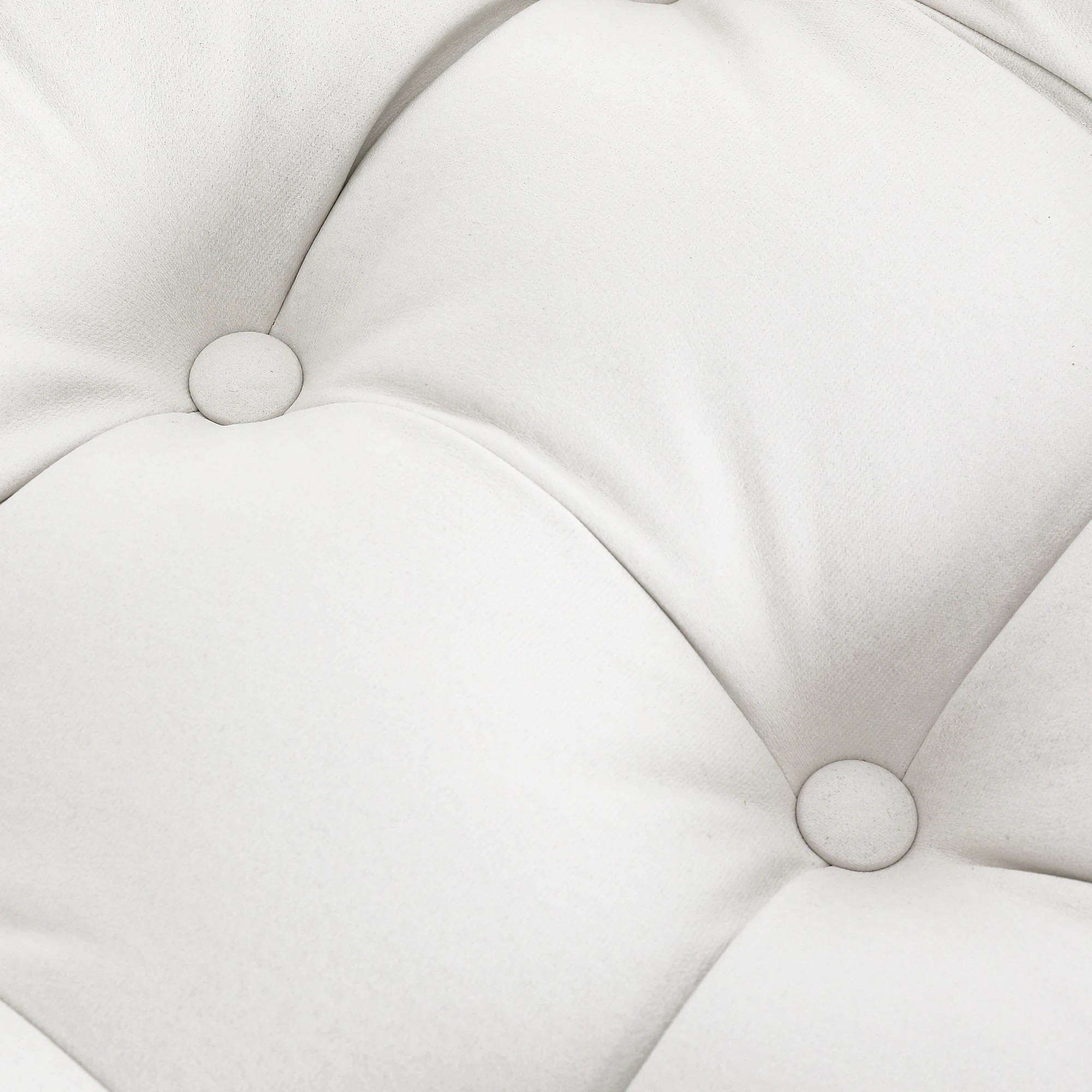 5 Levede Accent Ottoman Chair Footstool Leather Vanity Makeup Stool Lounge White, 5 of 7