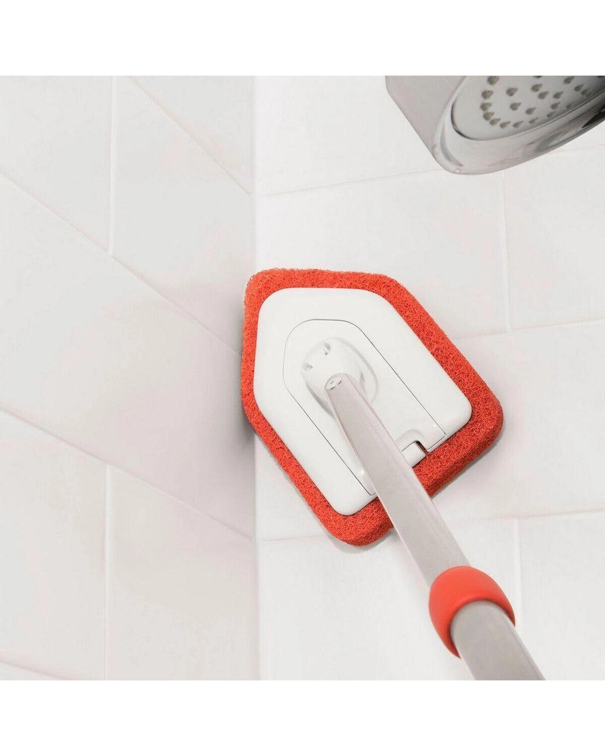 4 OXO Good Grips Extendable Tub & Tile Scrubber Soft Grip, 4 of 9