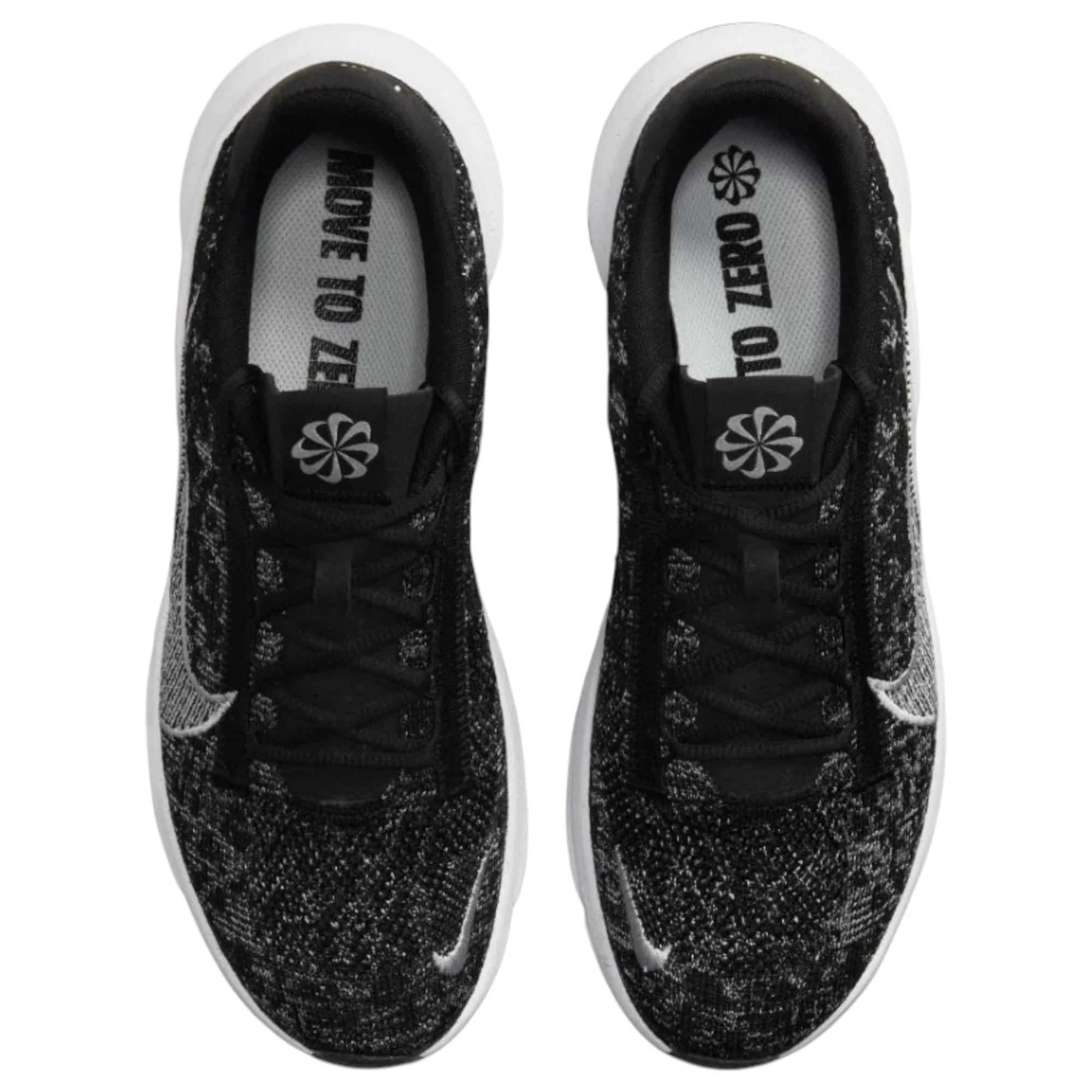 6 Nike Mens SuperRep Go 3 Next Nature Flyknit Black/ Platinum Athletic Shoes BLACK/PLATINUM, 6 of 7