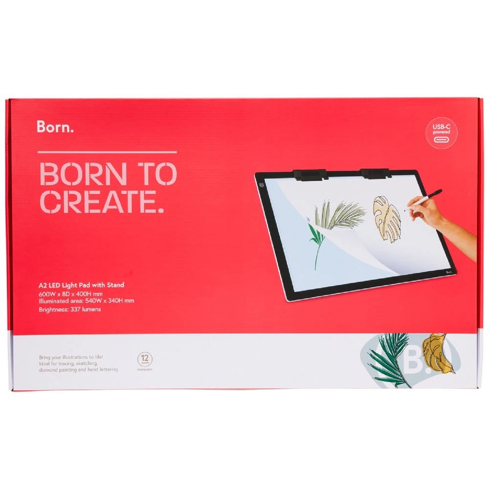 1 Born A2 LED Light Pad with Stand, 1 of 8