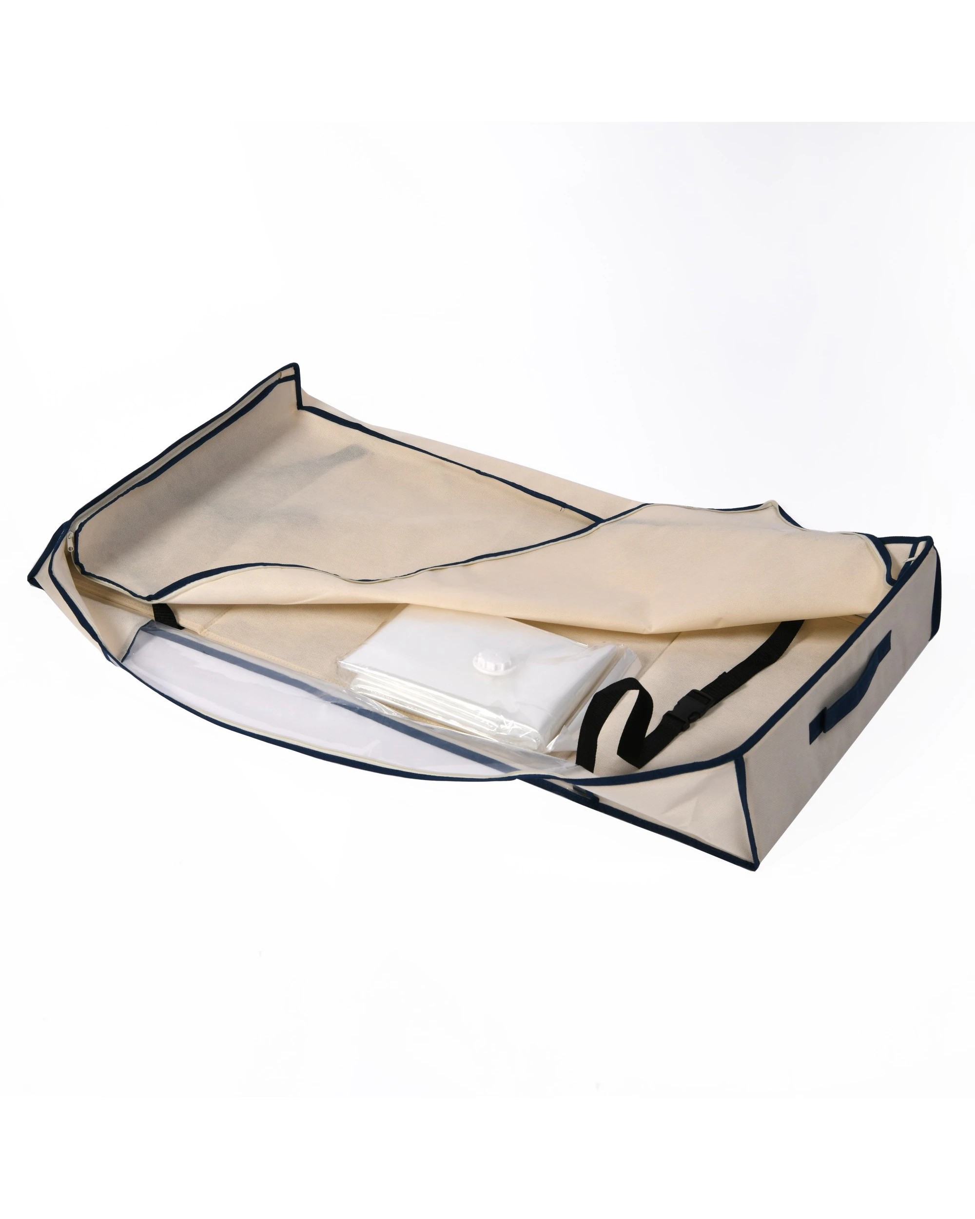 6 Takara Vacuum Storage Bag Jumbo 3 Pack 95x45x15cm - Opaque and Beige, 6 of 8