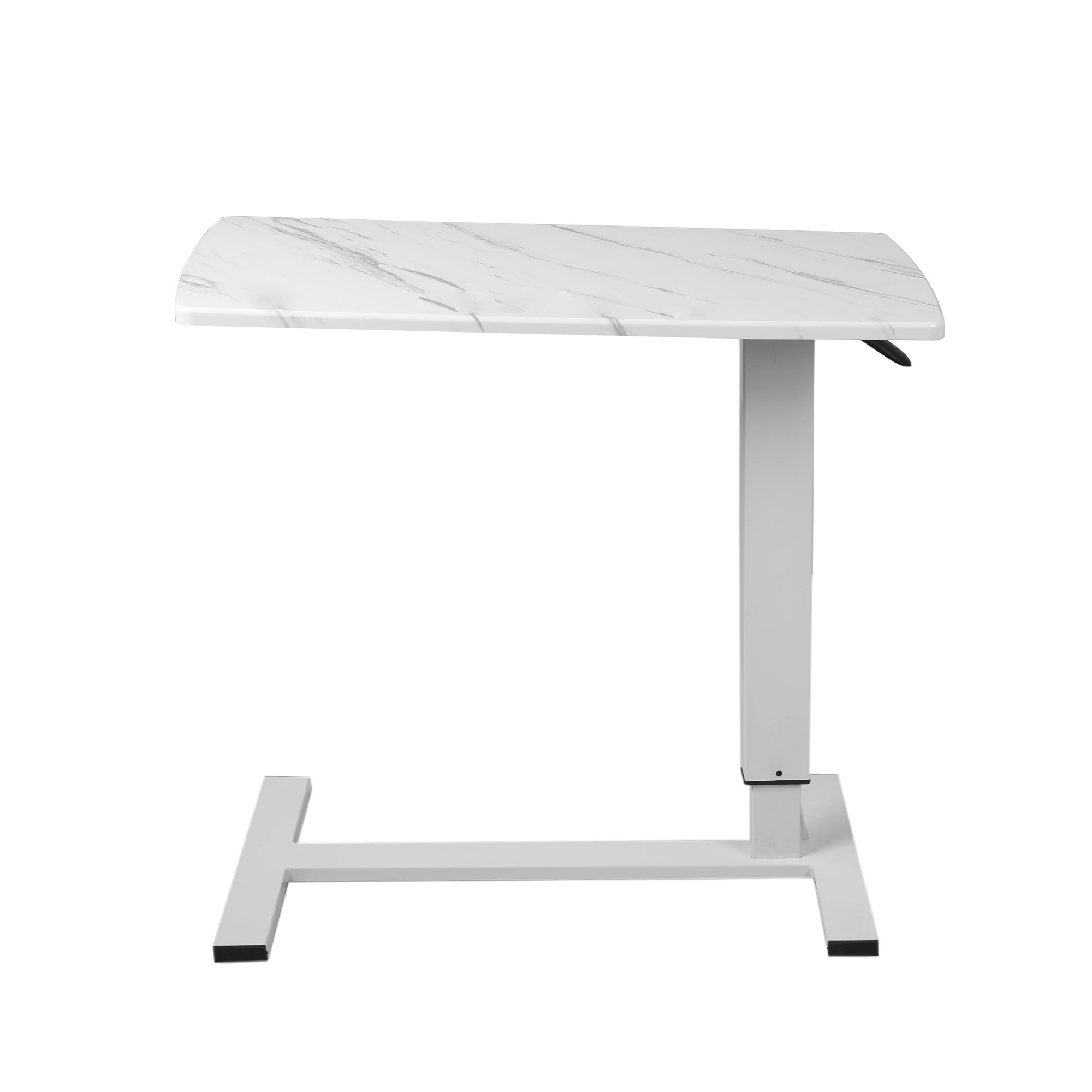 1 Levede Adjustable Standing Desk - White, 1 of 4