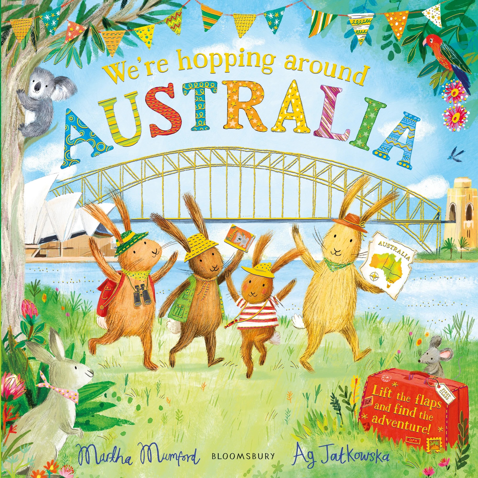 1 We're Hopping Around Australia by Martha Mumford - Book, 1 of 1