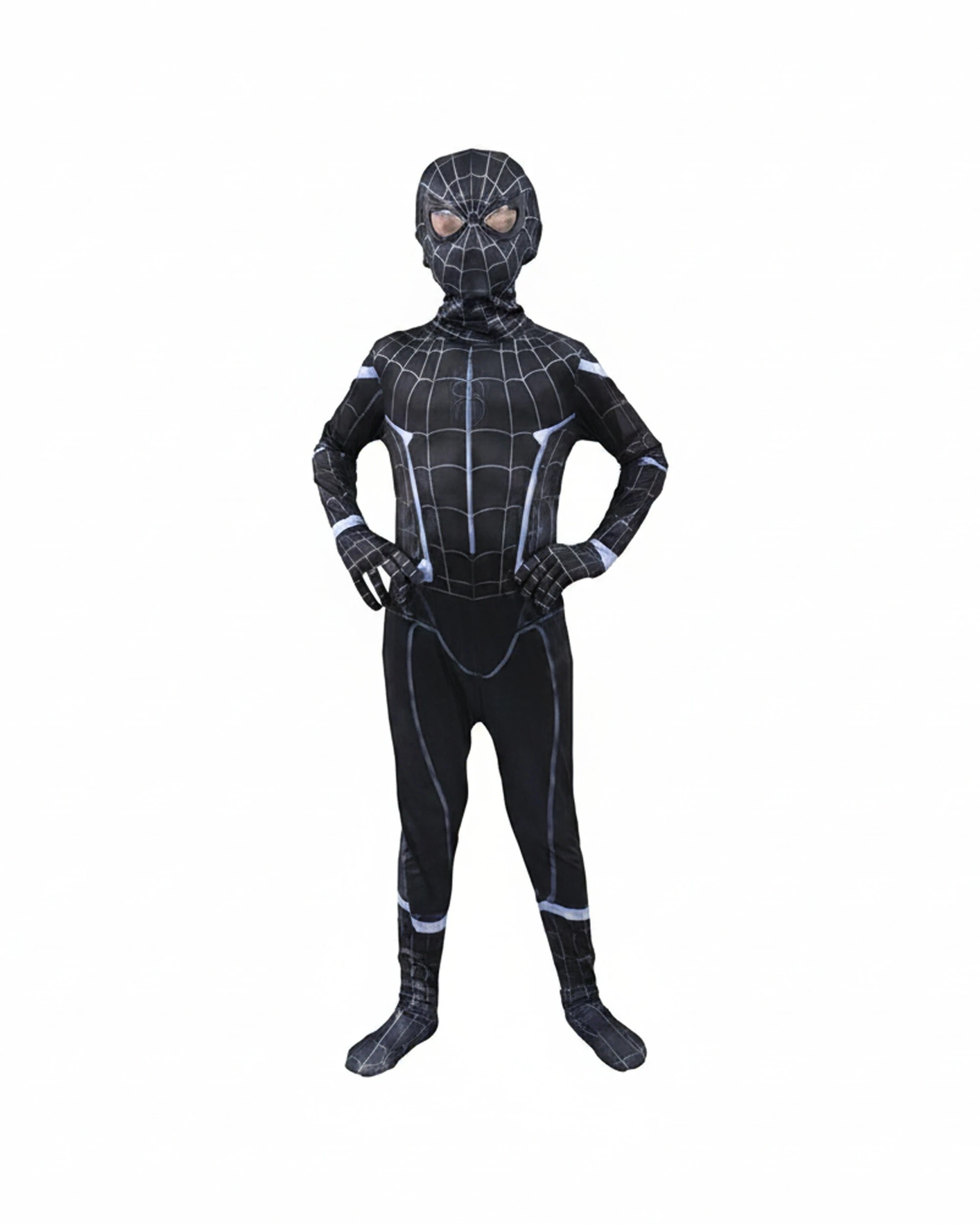 1 Oceana Kids Costume Dark Web Pattern Set X Large 140x62cm - Black, 1 of 1
