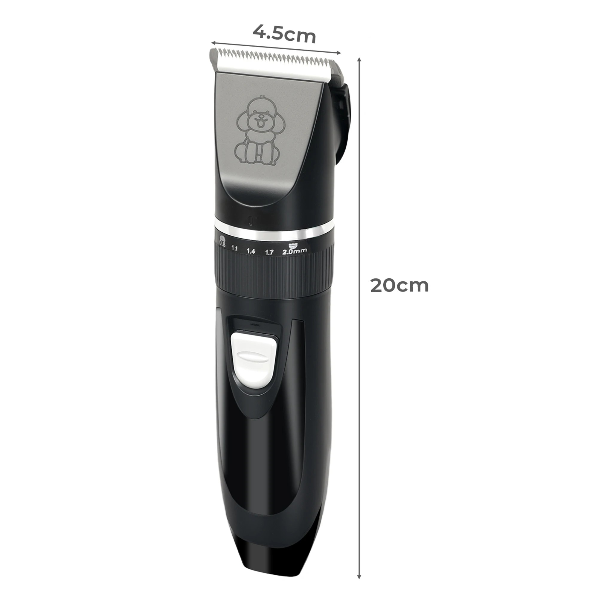 3 Pawz Dog Clippers Cordless Rechargeable Pet Grooming Kit In Colour - Black, 3 of 9